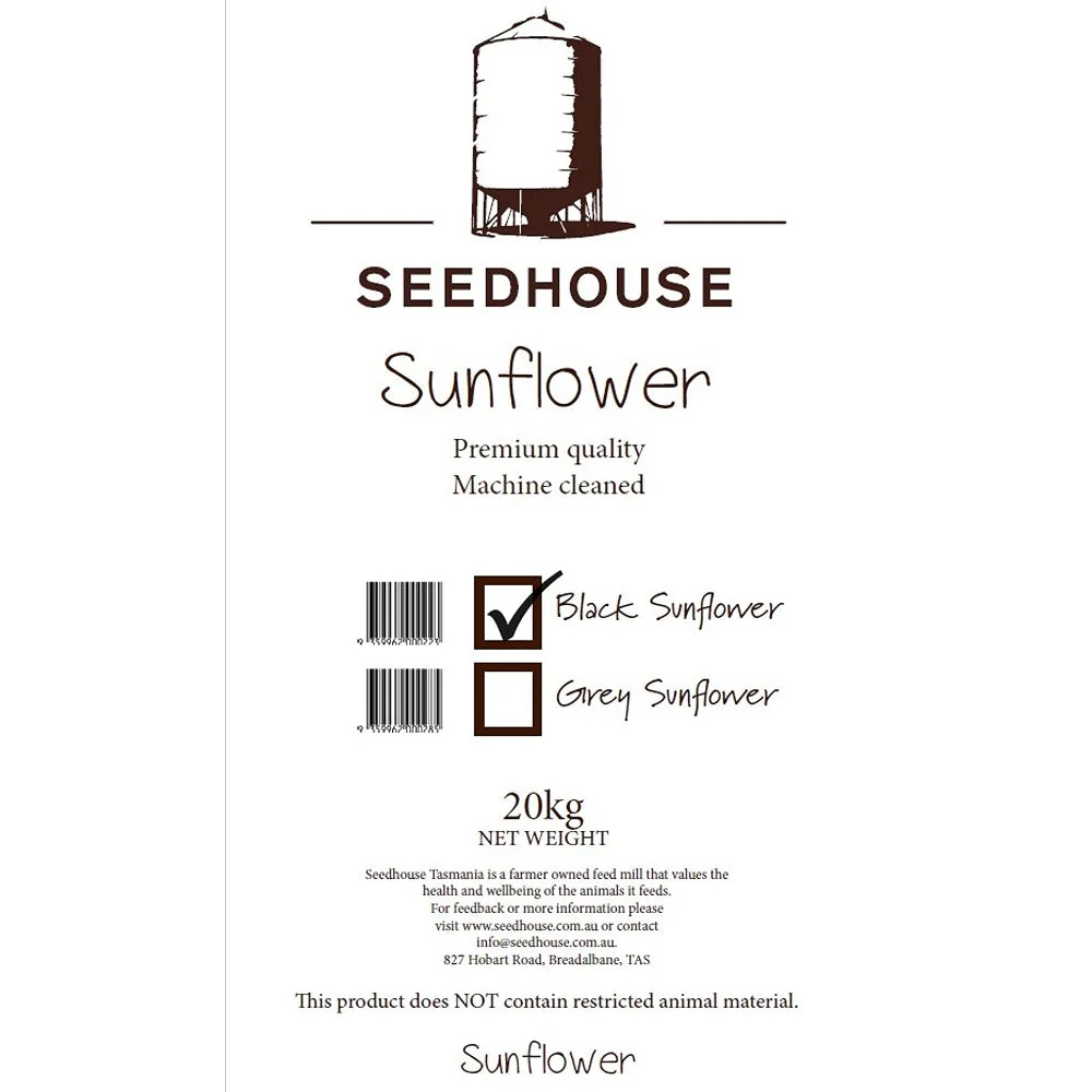 Seedhouse Black Sunflower Bird Seed - Image 4