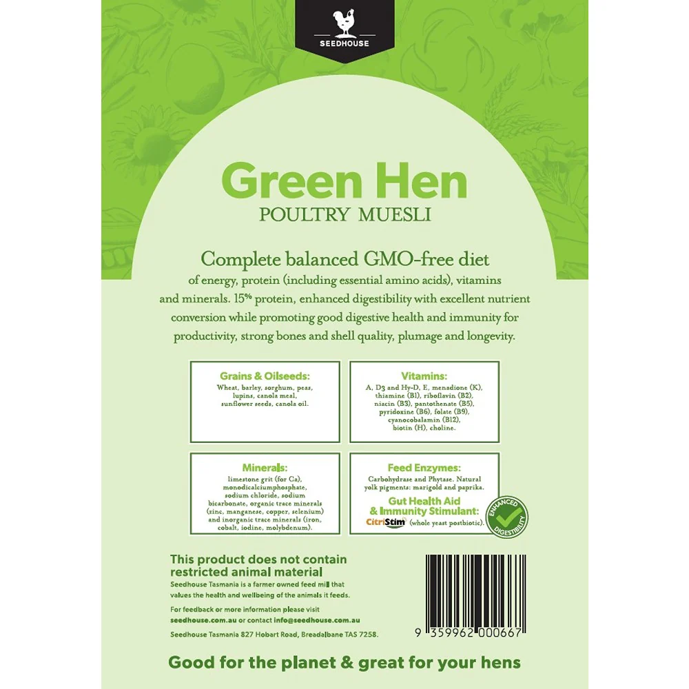 Seedhouse Green Hen 12kg - Image 2