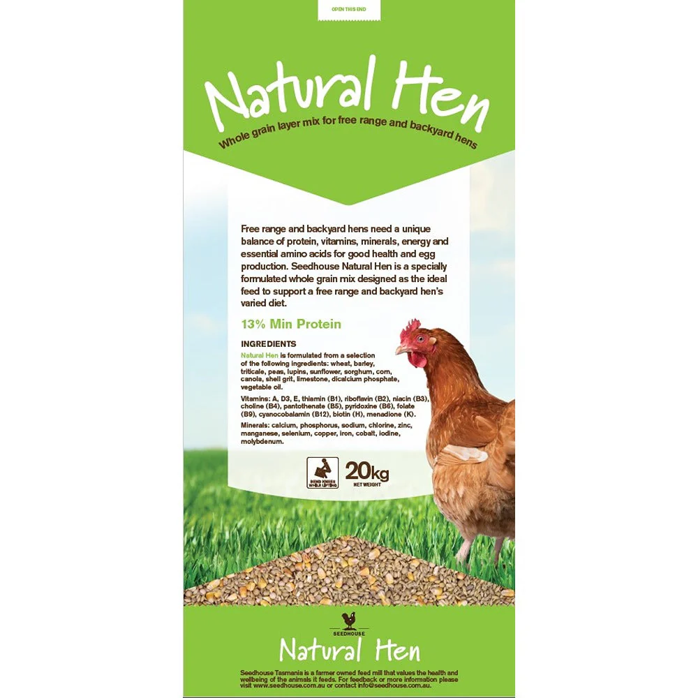 Seedhouse Natural Hen 20kg - Image 4