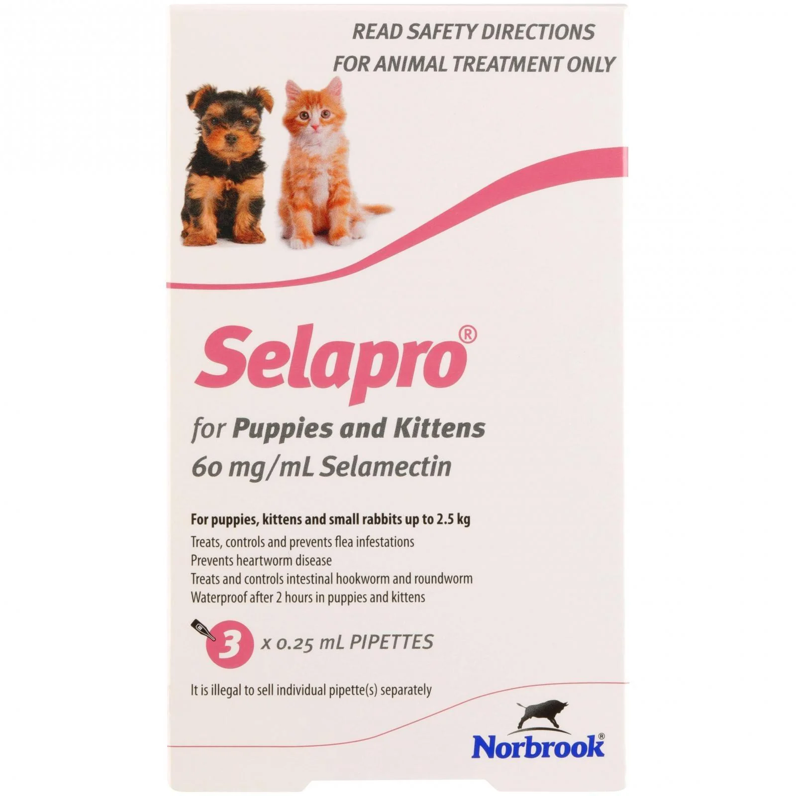 Selapro Spot On Treatment <2.5kg Kitten & Puppy - Image 3