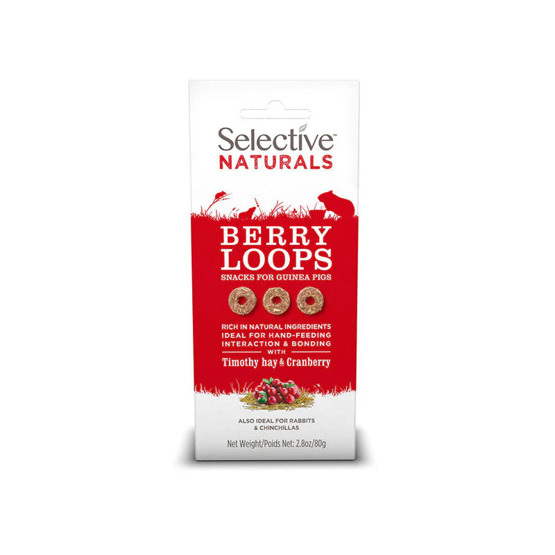Selective Naturals Berry Loops Guinea Pig Treats 80g - Image 4