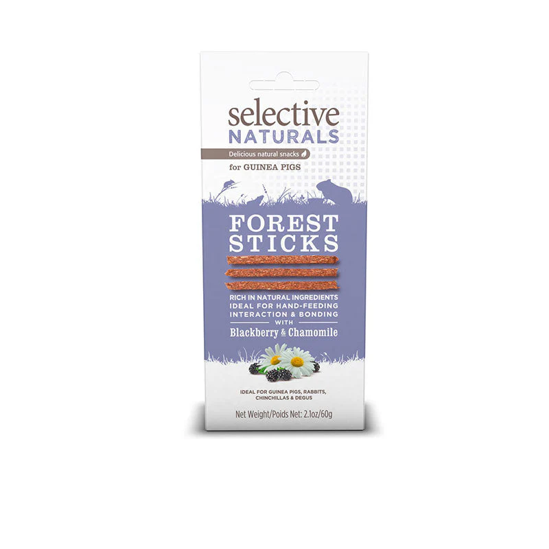 Selective Naturals Forest Sticks Guinea Pig Treats 60g - Image 4