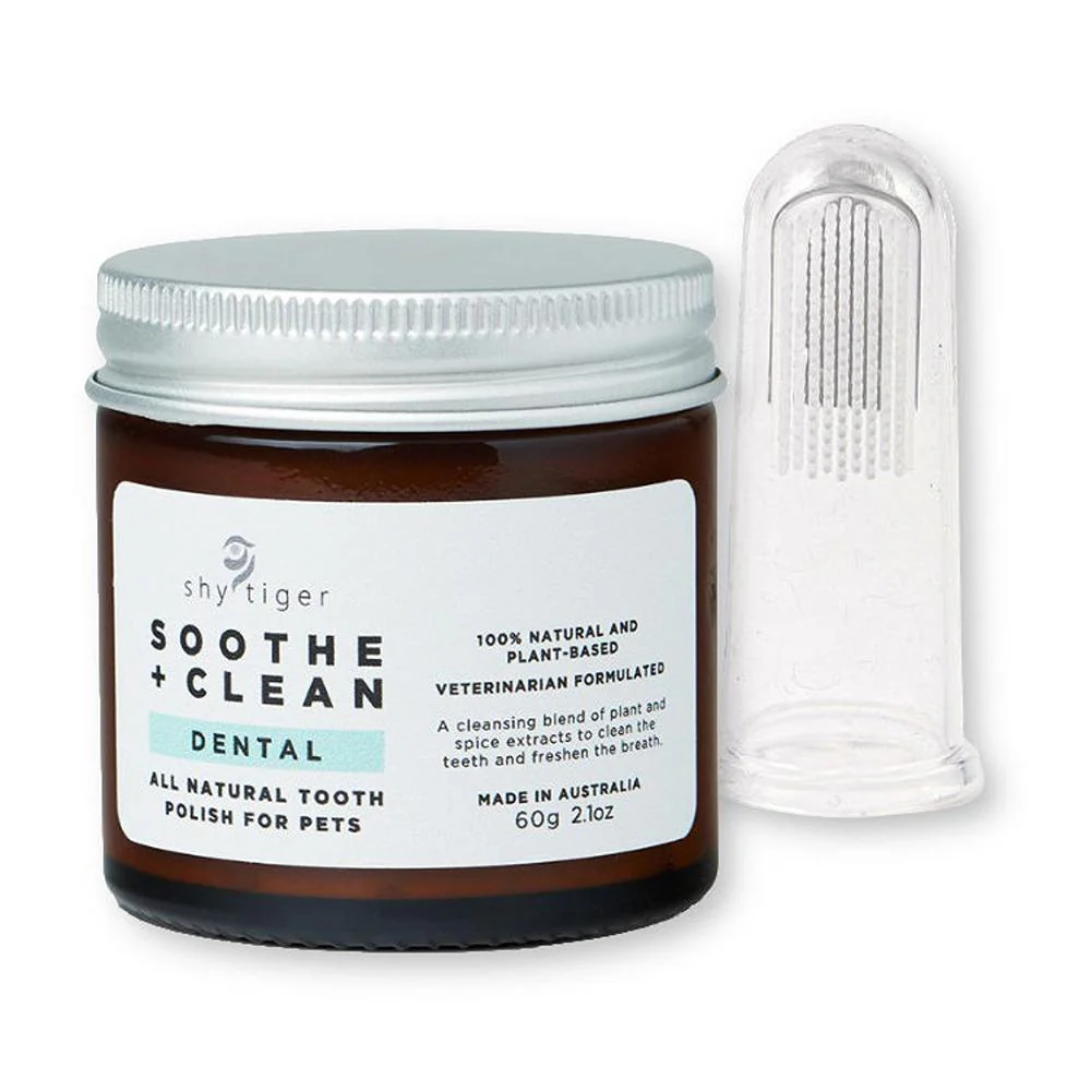 Shy Tiger Natural Toothpaste + Finger Brush 60g