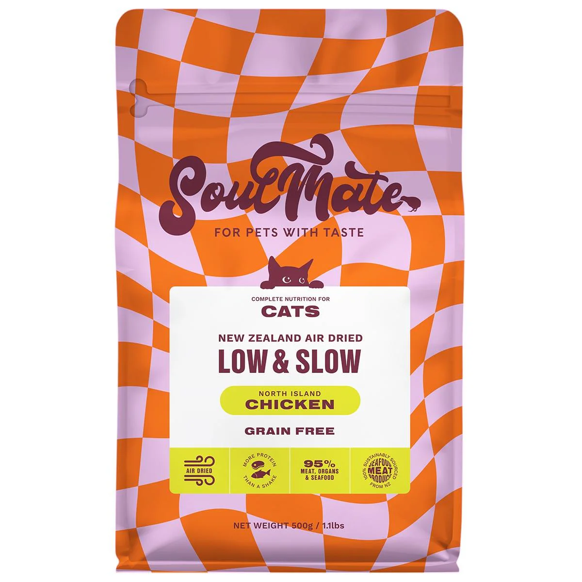 SoulMate Low & Slow Air Dried North Island Chicken Dry Cat Food - Image 2