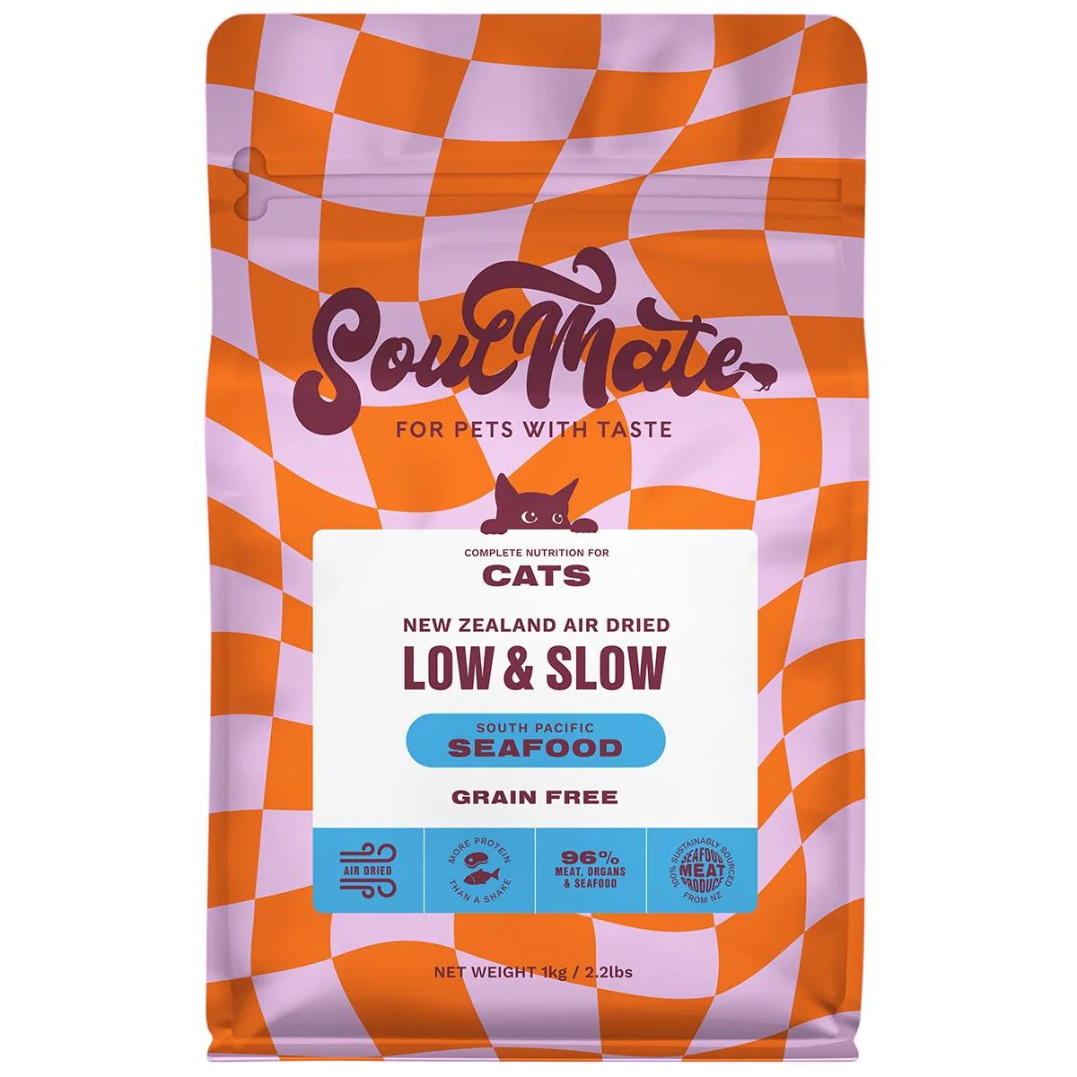 SoulMate Low & Slow Air Dried South Pacific Seafood Dry Cat Food - Image 2