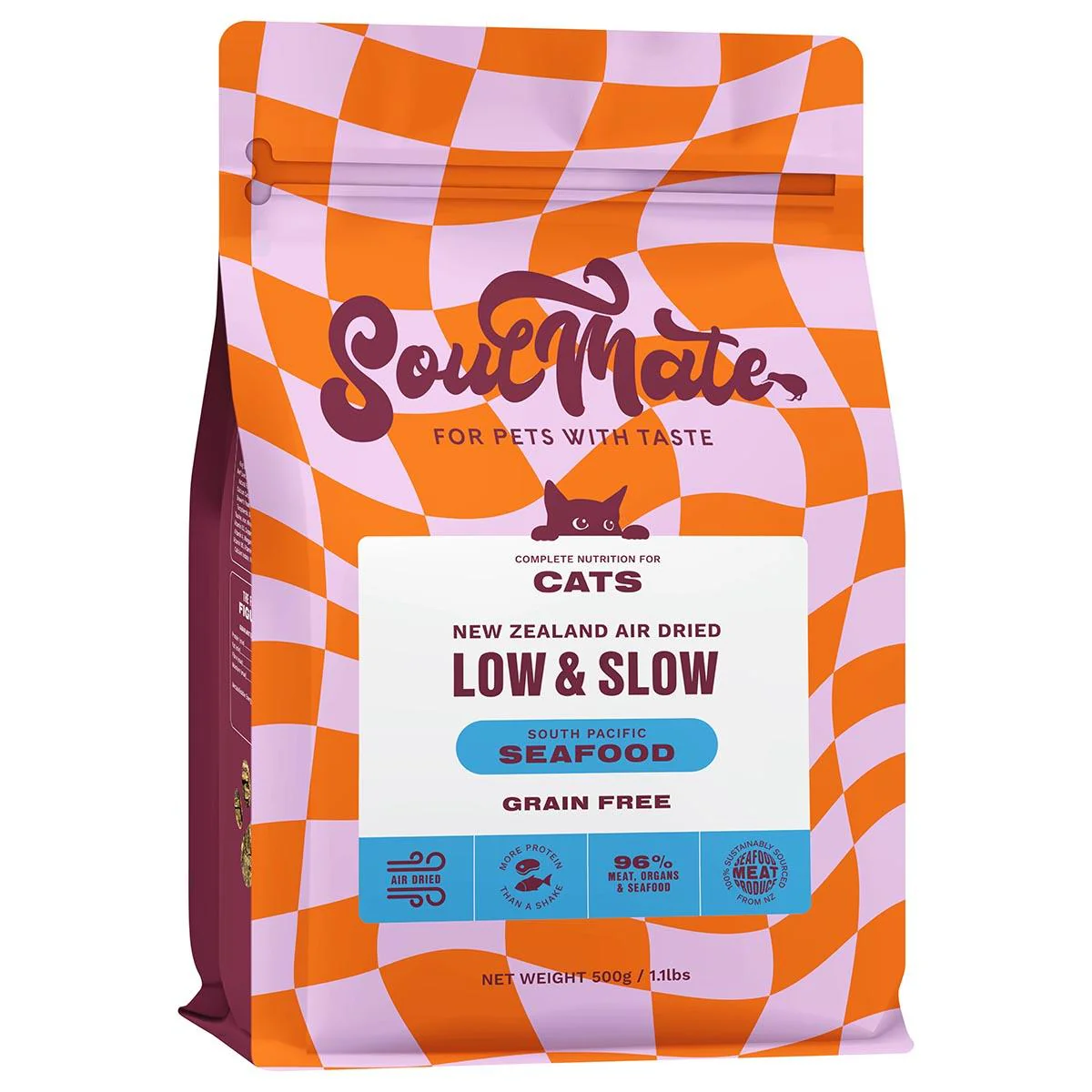 SoulMate Low & Slow Air Dried South Pacific Seafood Dry Cat Food - Image 8