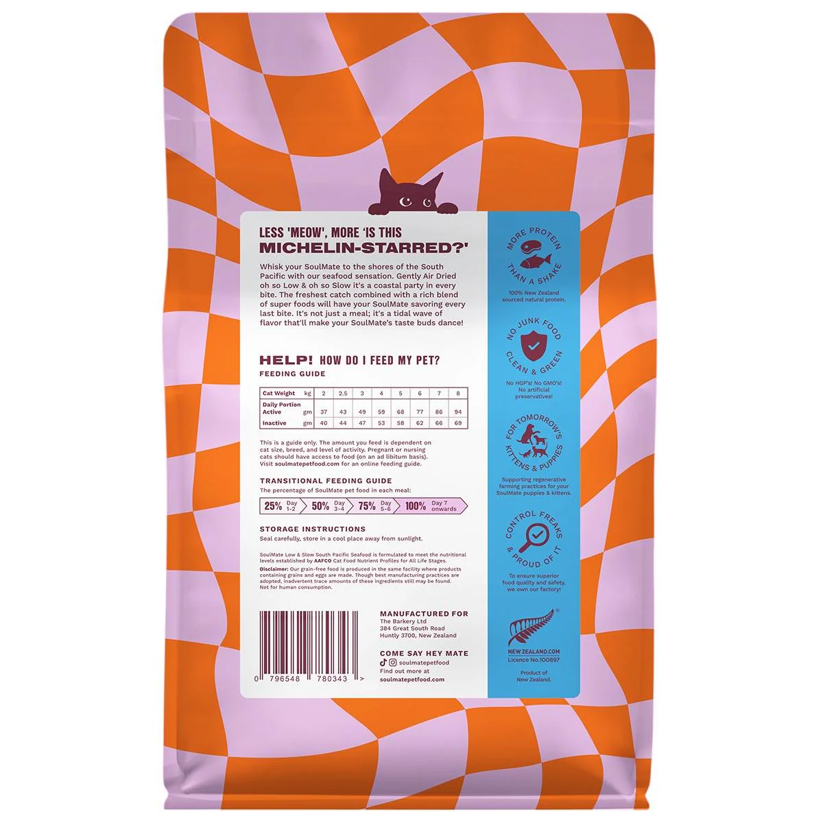 SoulMate Low & Slow Air Dried South Pacific Seafood Dry Cat Food - Image 9