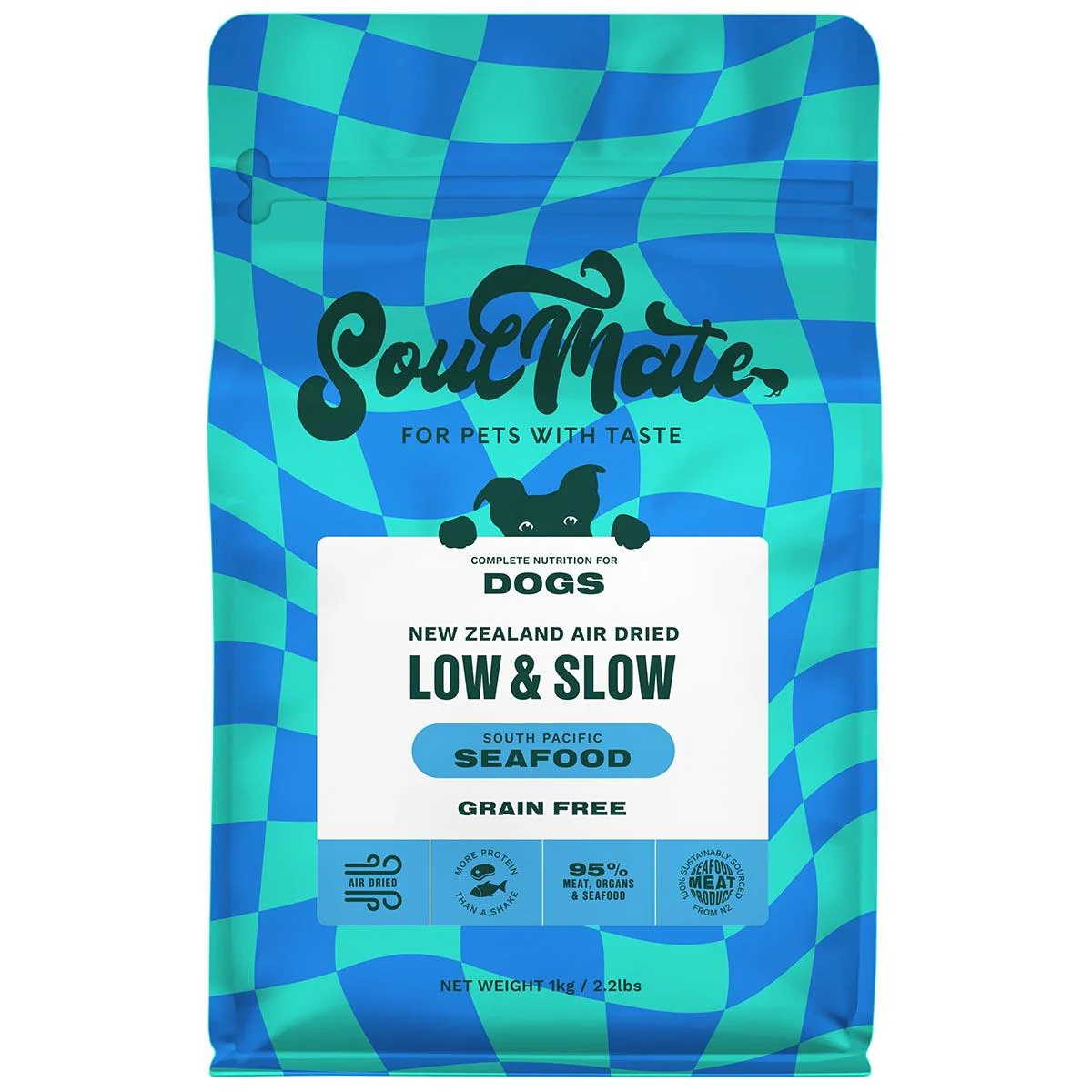 SoulMate Low & Slow Air Dried South Pacific Seafood Dry Dog Food