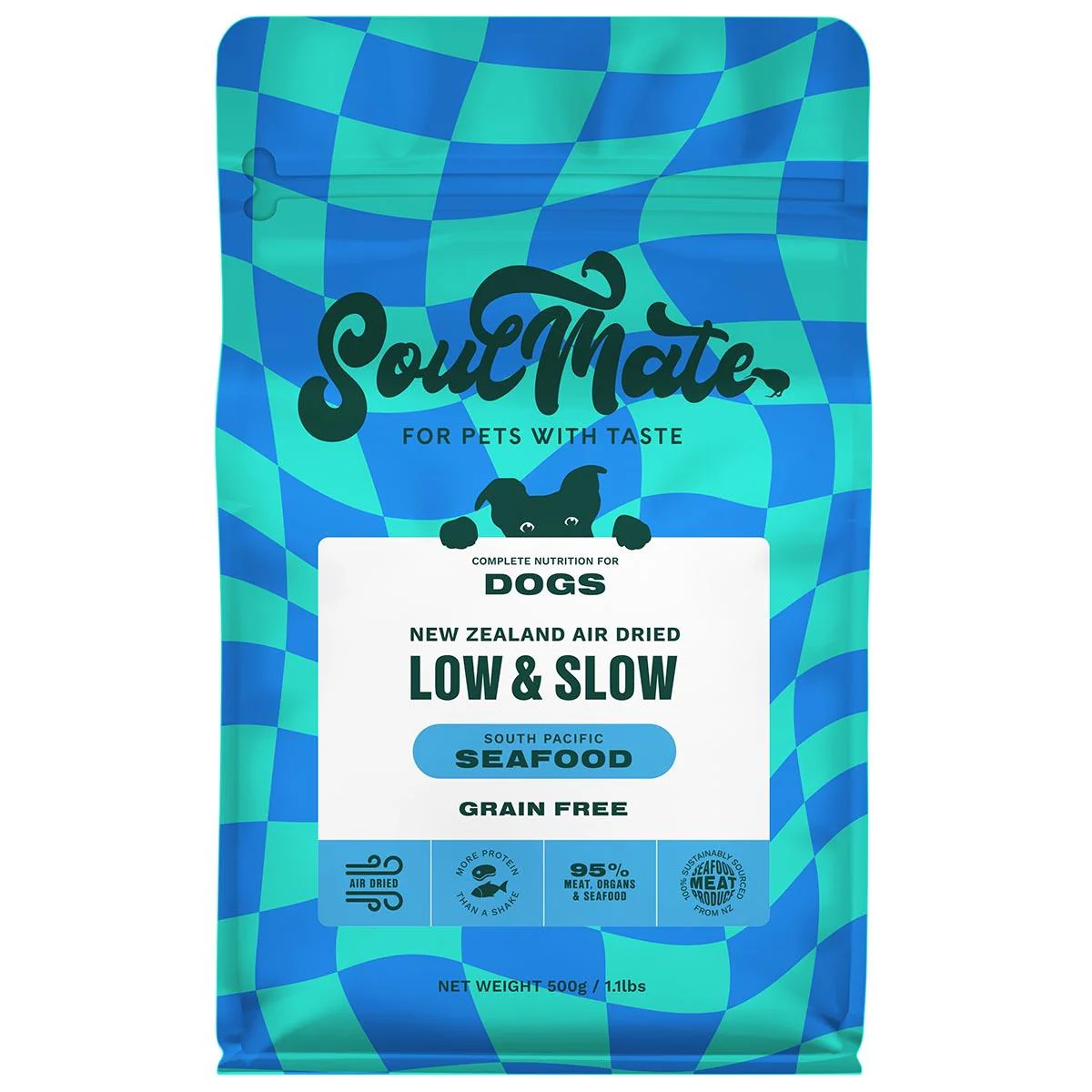 SoulMate Low & Slow Air Dried South Pacific Seafood Dry Dog Food - Image 2
