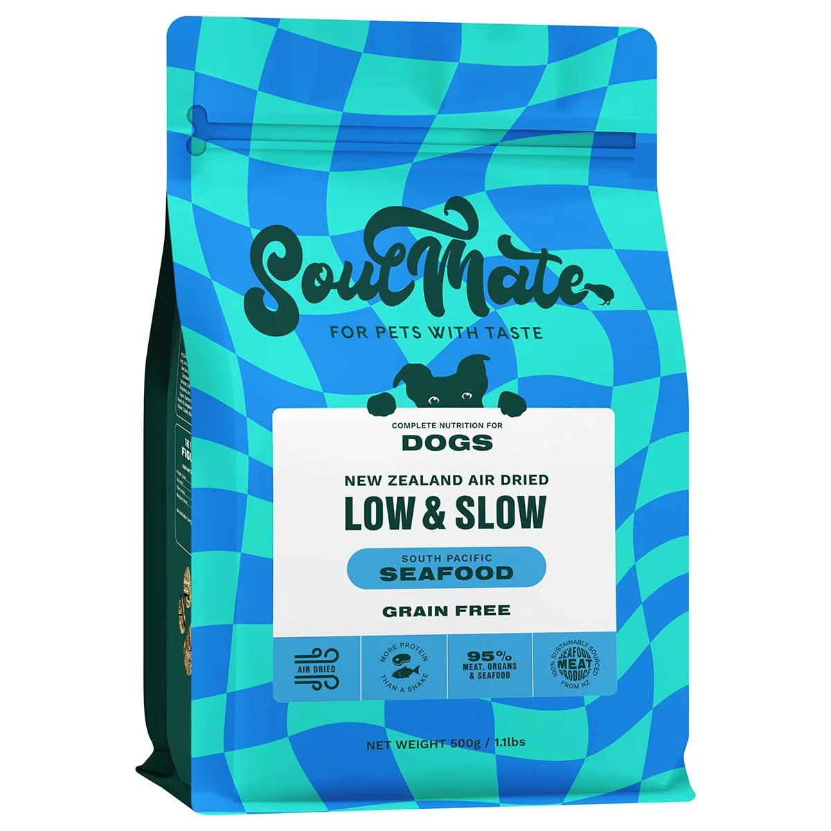 SoulMate Low & Slow Air Dried South Pacific Seafood Dry Dog Food - Image 7