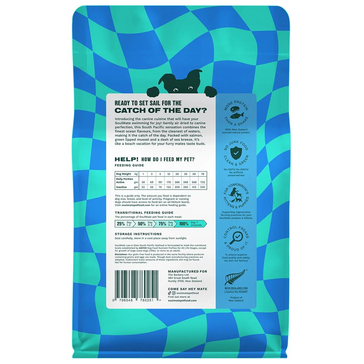 SoulMate Low & Slow Air Dried South Pacific Seafood Dry Dog Food - Image 9