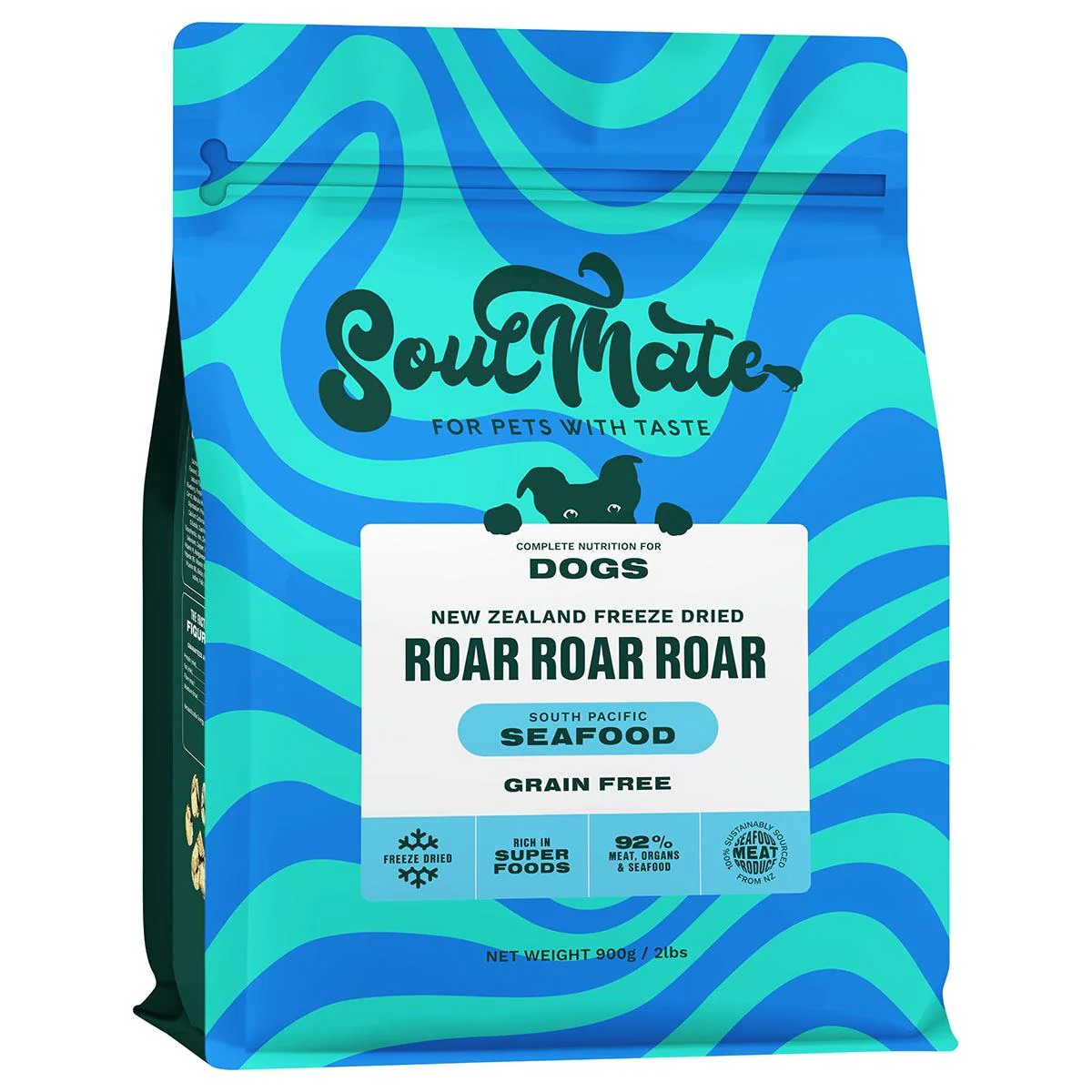 SoulMate Roar Roar Roar Freeze Dried South Pacific Seafood Dry Dog Food - Image 7