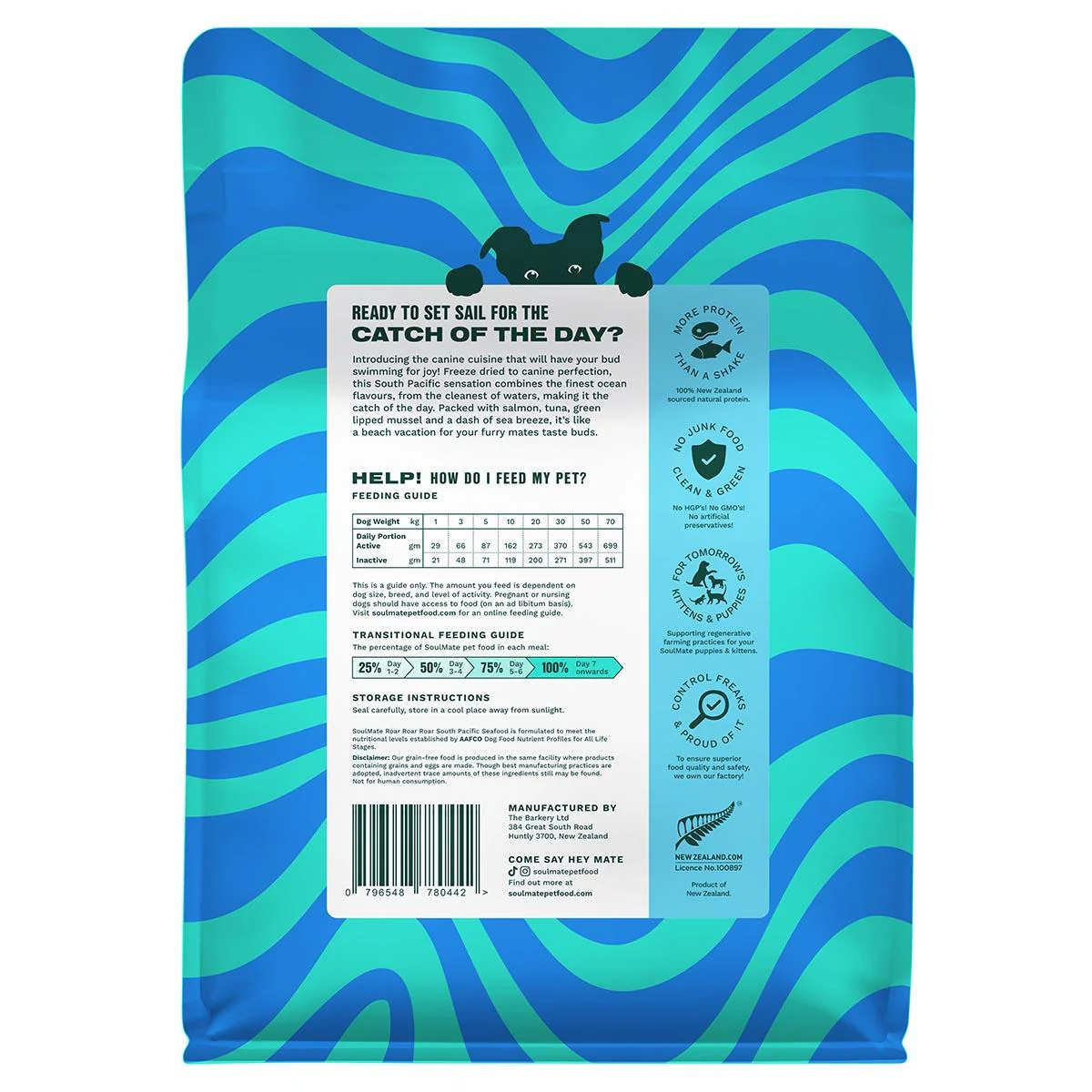 SoulMate Roar Roar Roar Freeze Dried South Pacific Seafood Dry Dog Food - Image 9