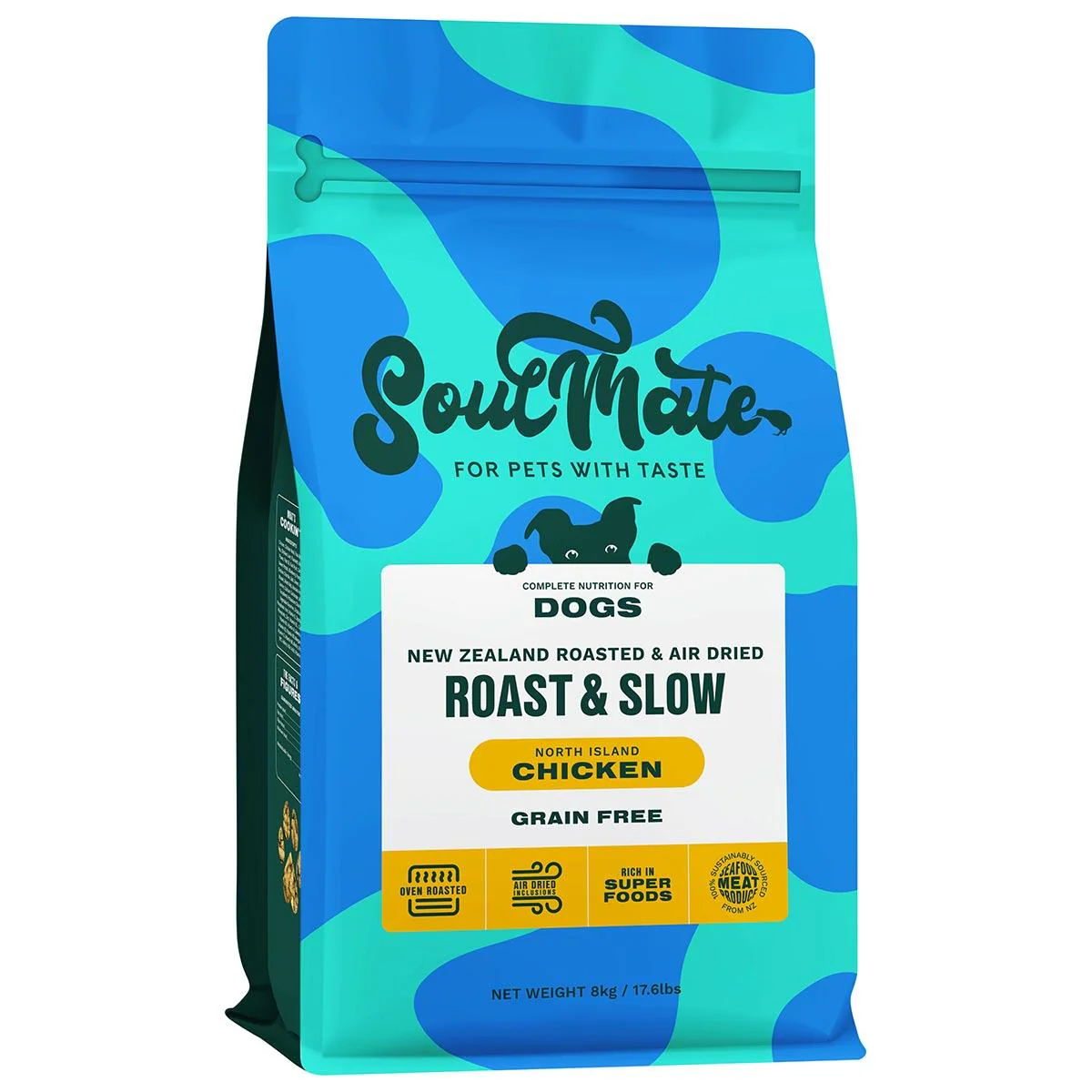 SoulMate Roast & Slow Baked and Air Dried North Island Chicken Dry Dog Food - Image 7