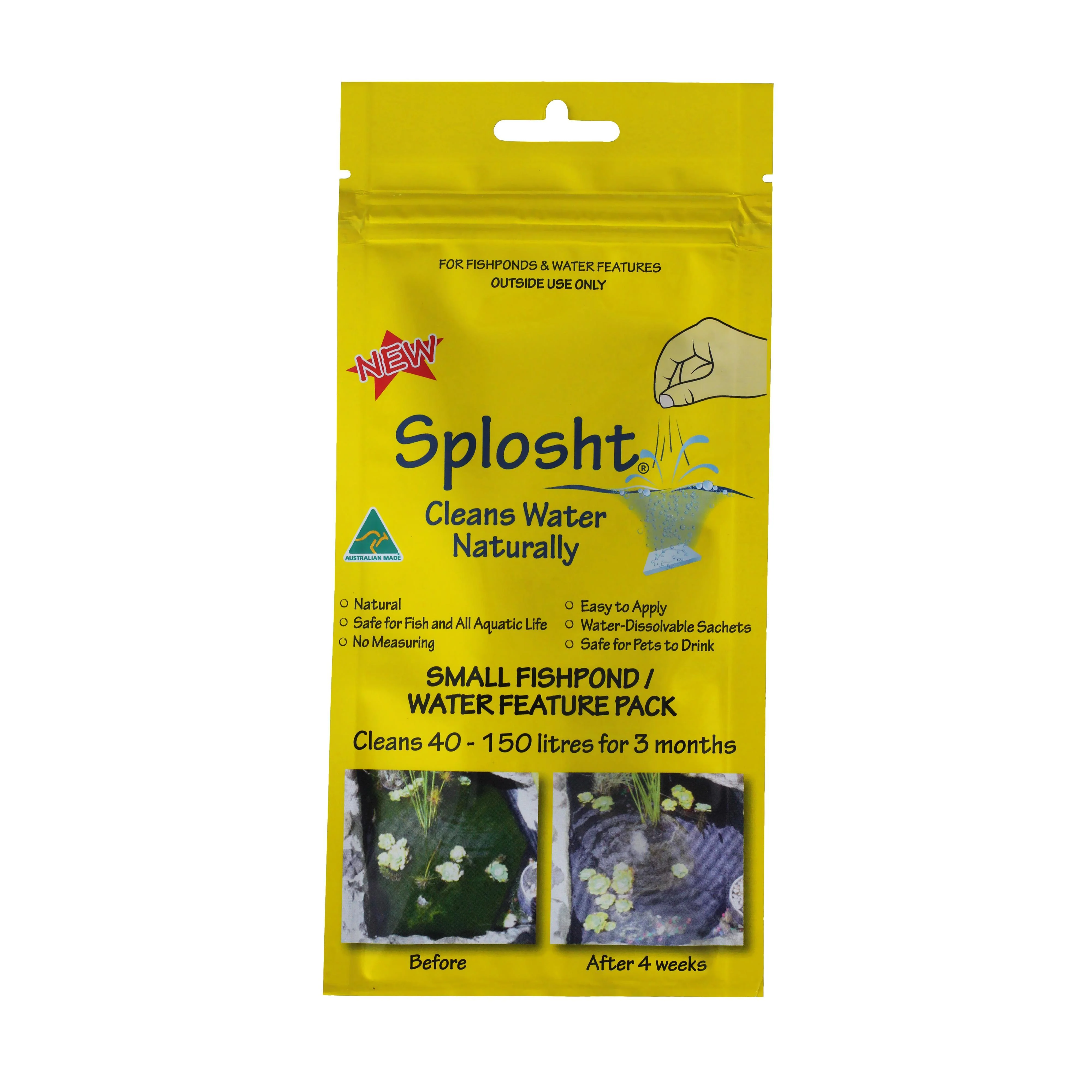 Splosht Water Cleaner Pack For Small Fishpond - Image 3