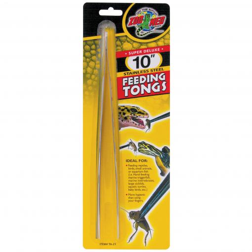 Stainless Steel Feeding Tongs 10in - Image 2