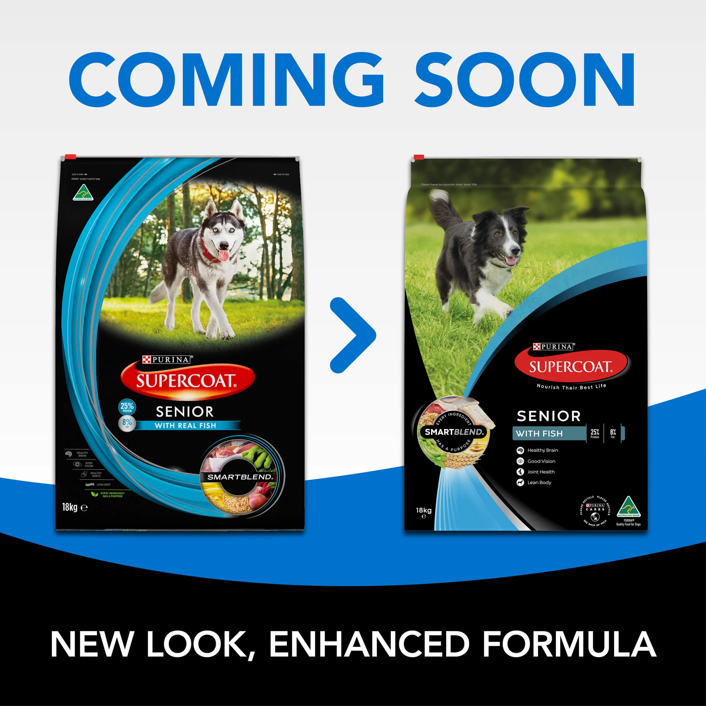 Supercoat Senior Fish Dry Dog Food 18kg - Image 13