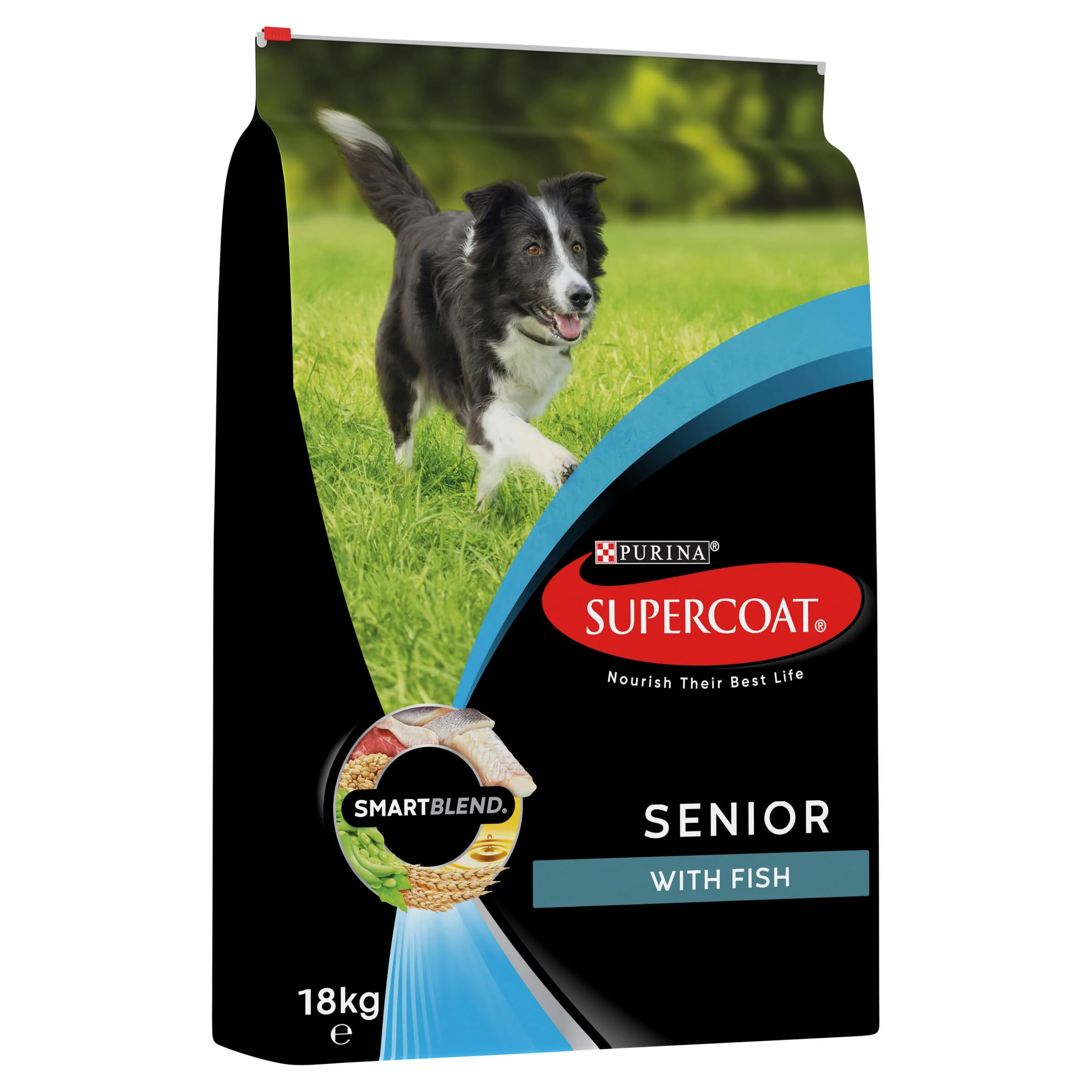 Supercoat Senior Fish Dry Dog Food 18kg - Image 38