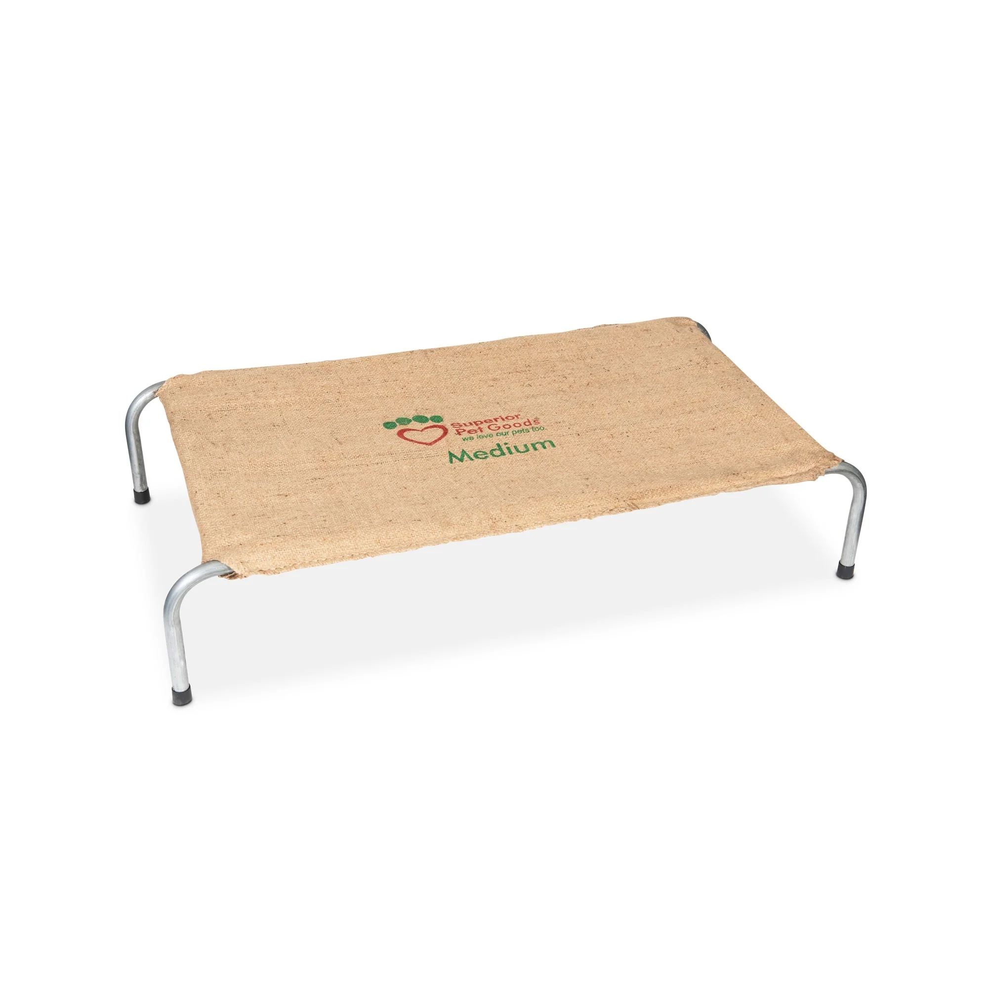 Superior Pet Goods Hessian Bag Raised Dog Bed - Image 2