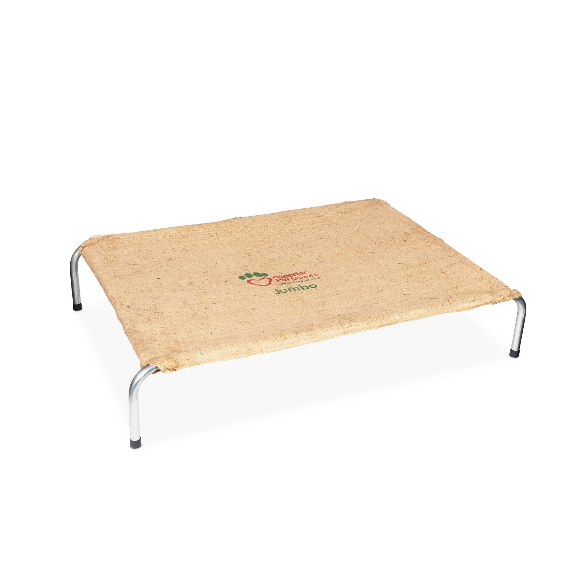Superior Pet Goods Hessian Bag Raised Dog Bed - Image 3