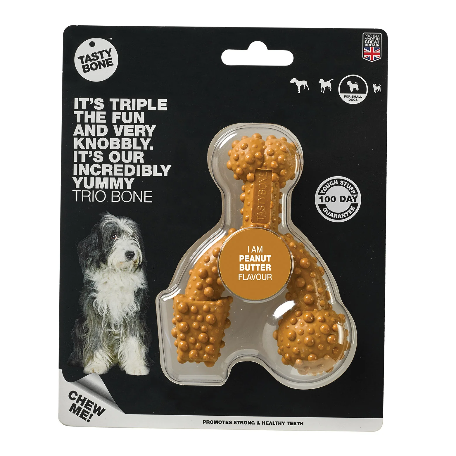 Tasty Bone Nylon Trio Peanut Butter - Image 2