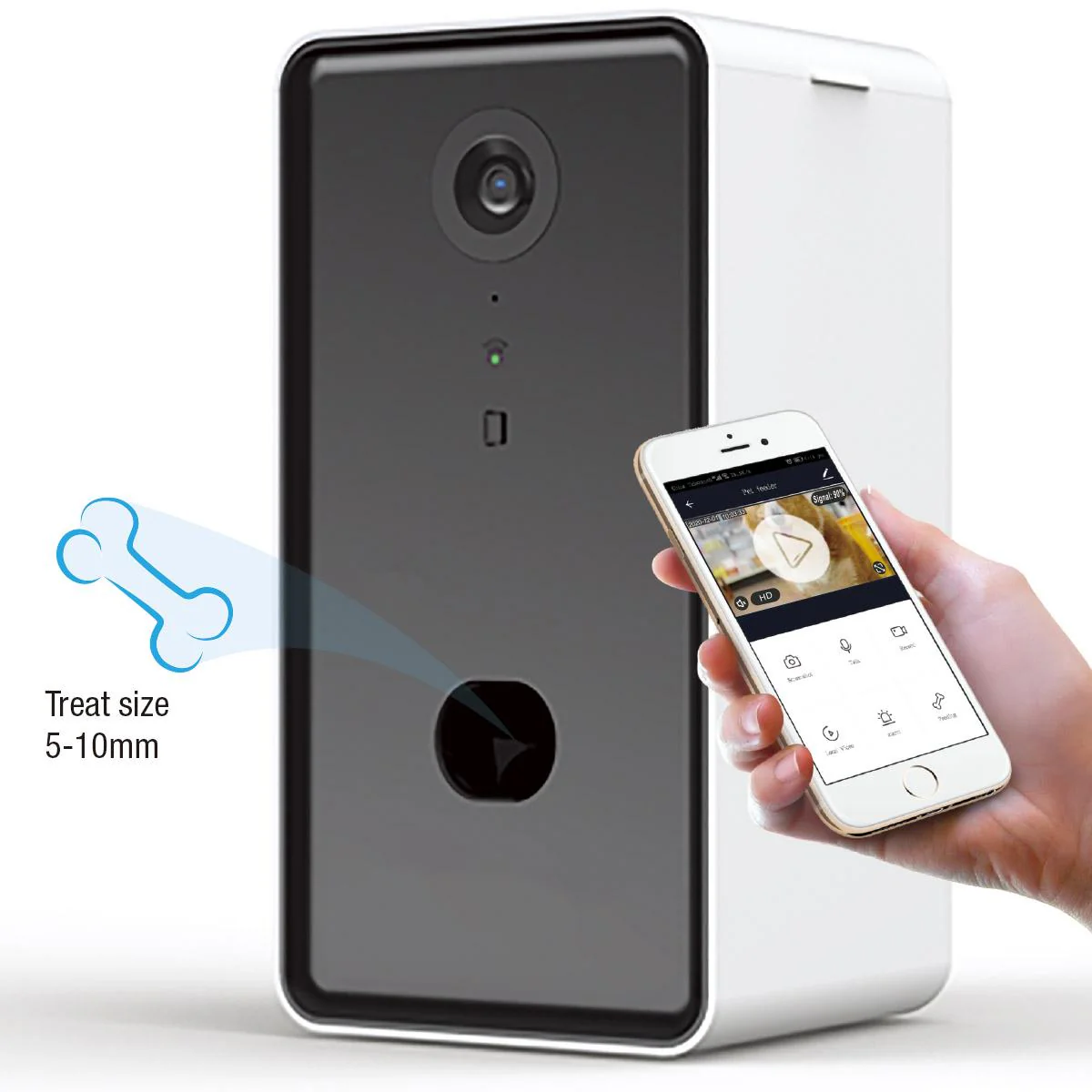 Tech 4 Pets Smart Treat Dispenser with 2-Way Camera - Image 4