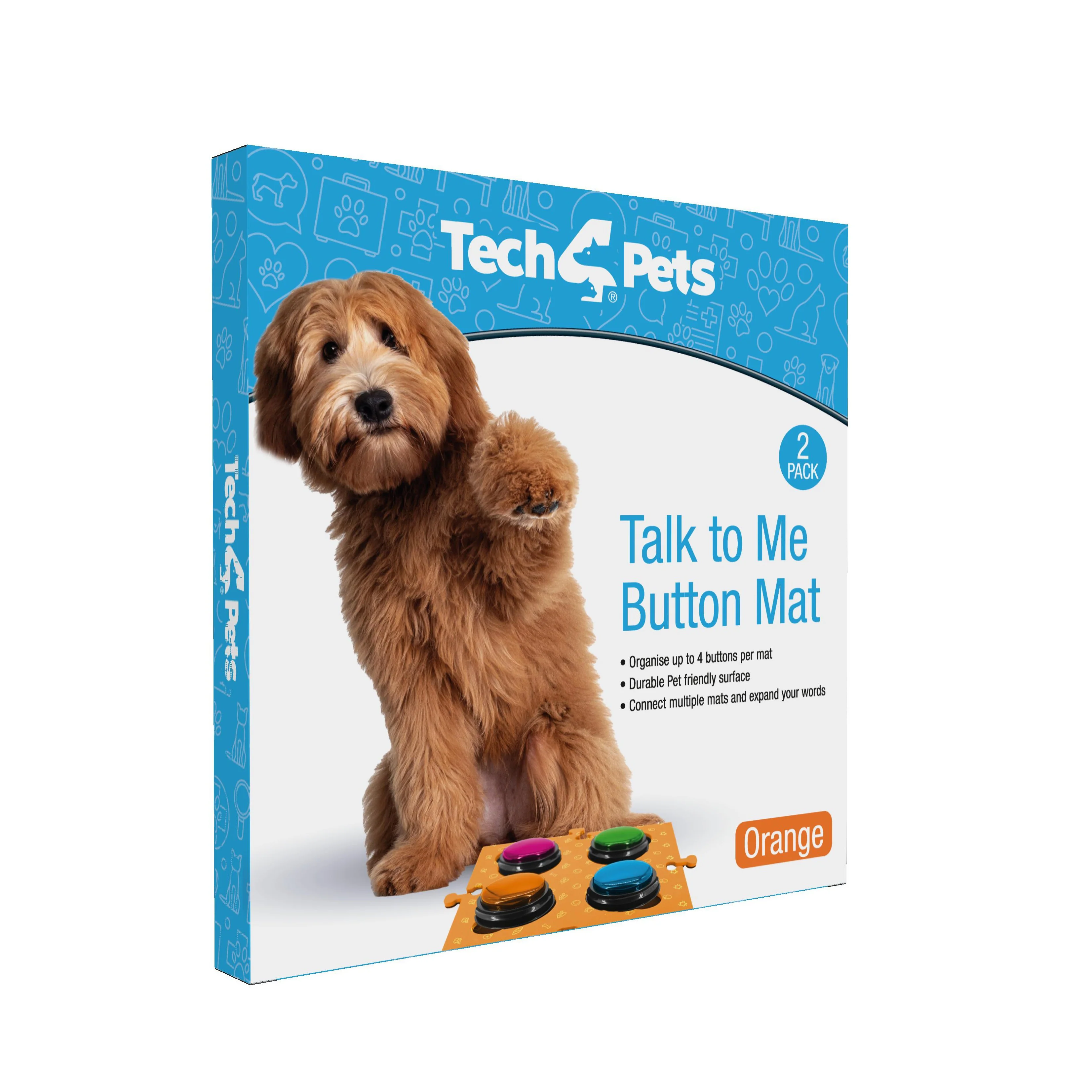 Tech 4 Pets Talk & Communicate Button Mat 2 Pack - Image 29
