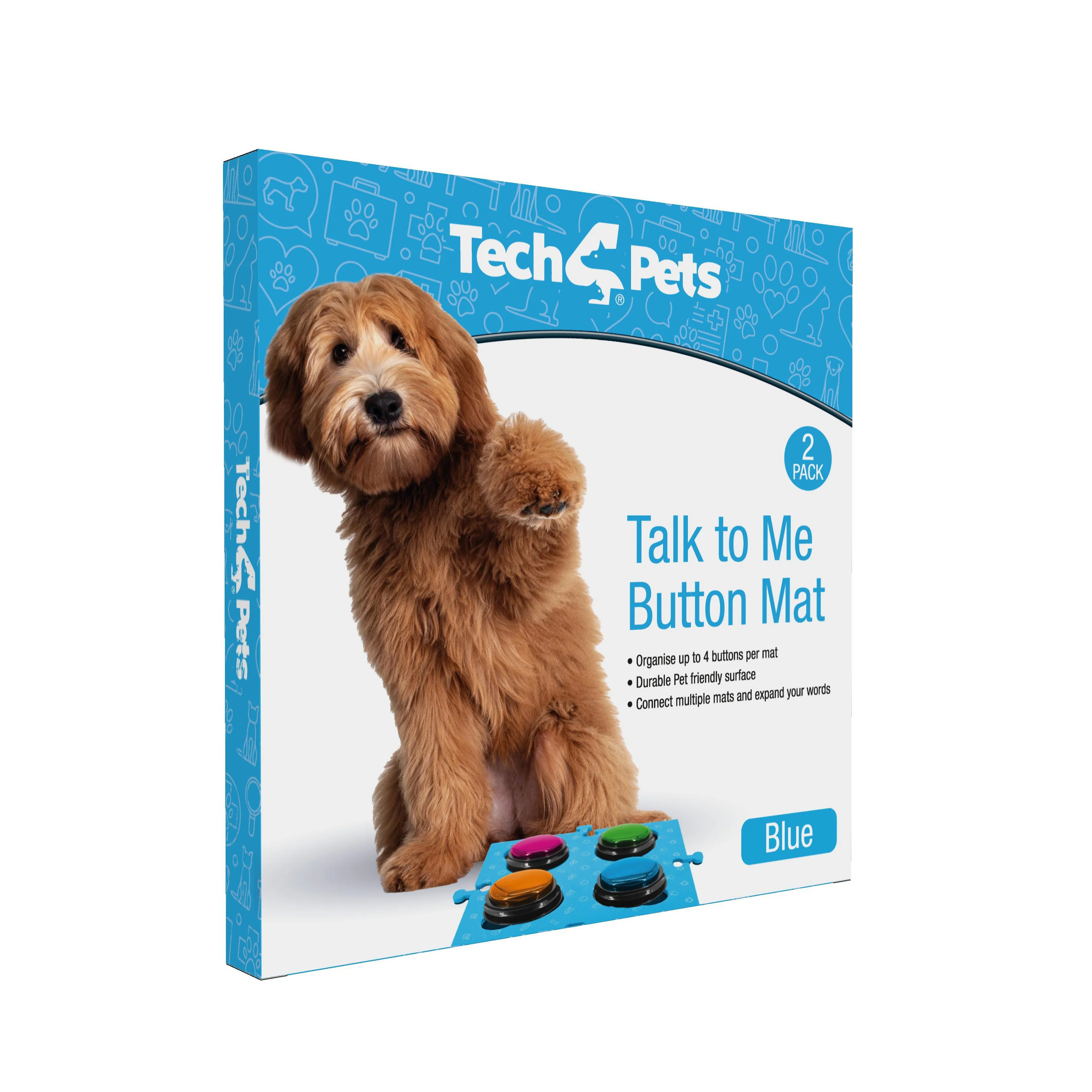 Tech 4 Pets Talk & Communicate Button Mat 2 Pack - Image 30