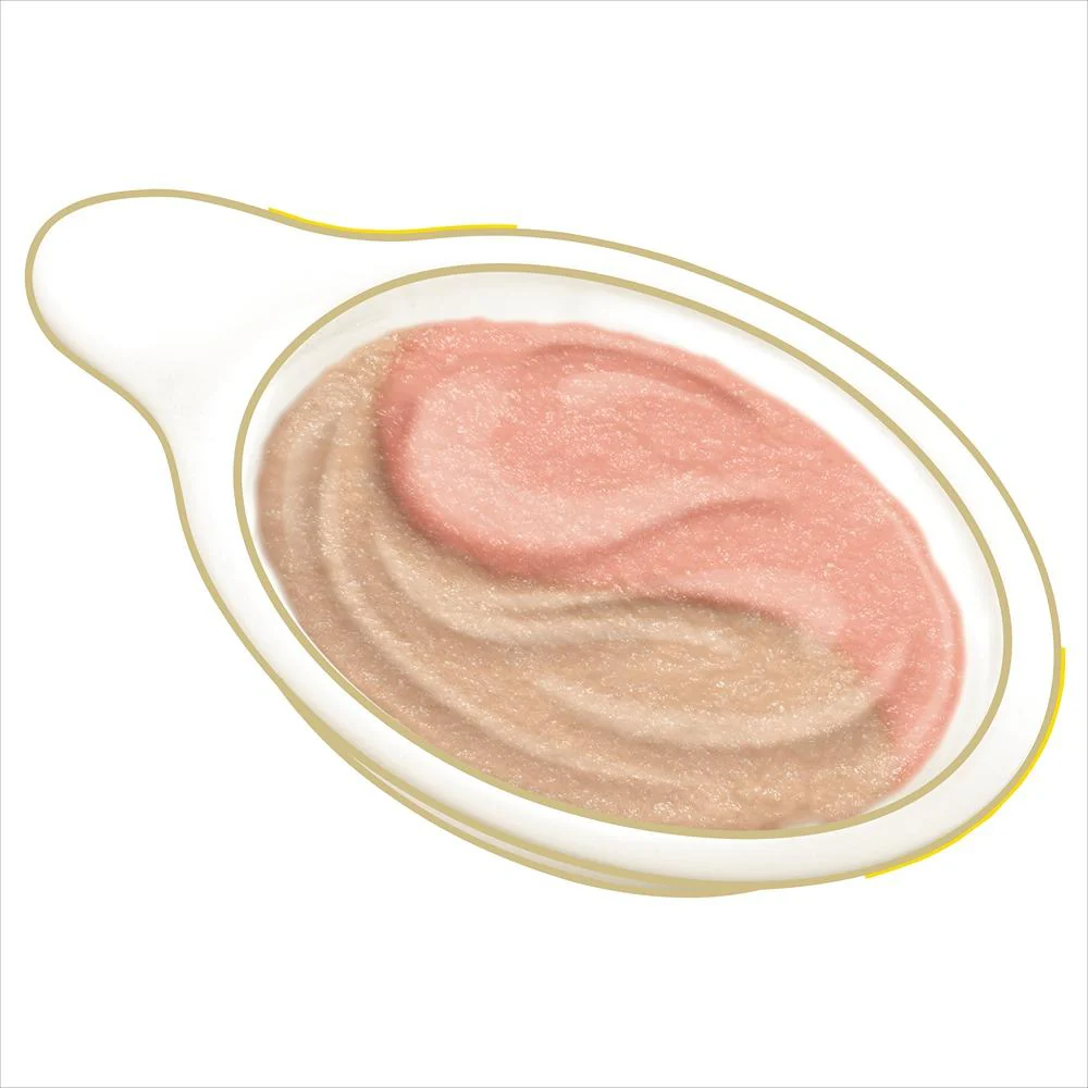 Temptations Creamy Spoons Cat Treat Tasty Chicken & Savory Salmon 4x10g - Image 3