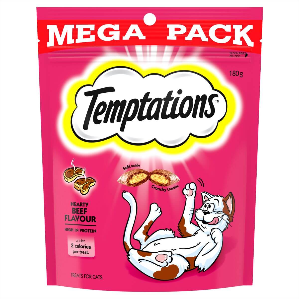 Temptations Hearty Beef Cat Treats - Image 3