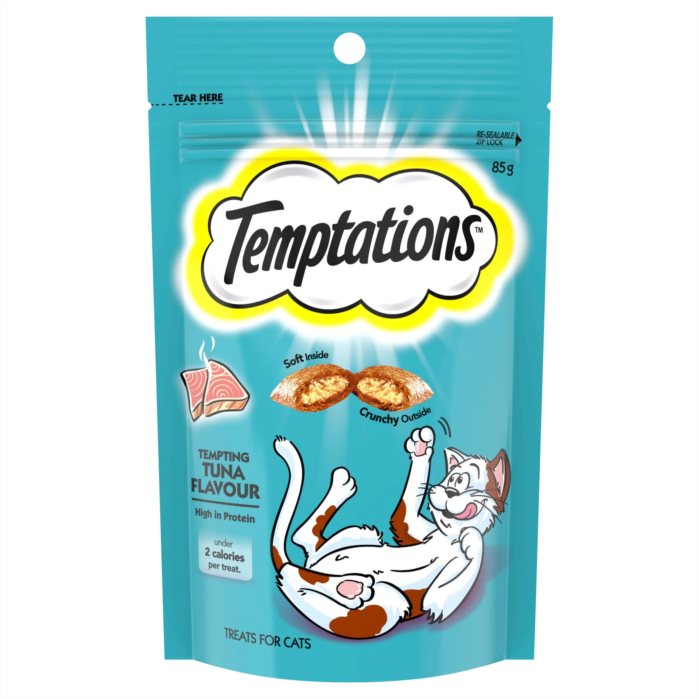 Temptations Tempting Tuna Cat Treats 85g - Image 6