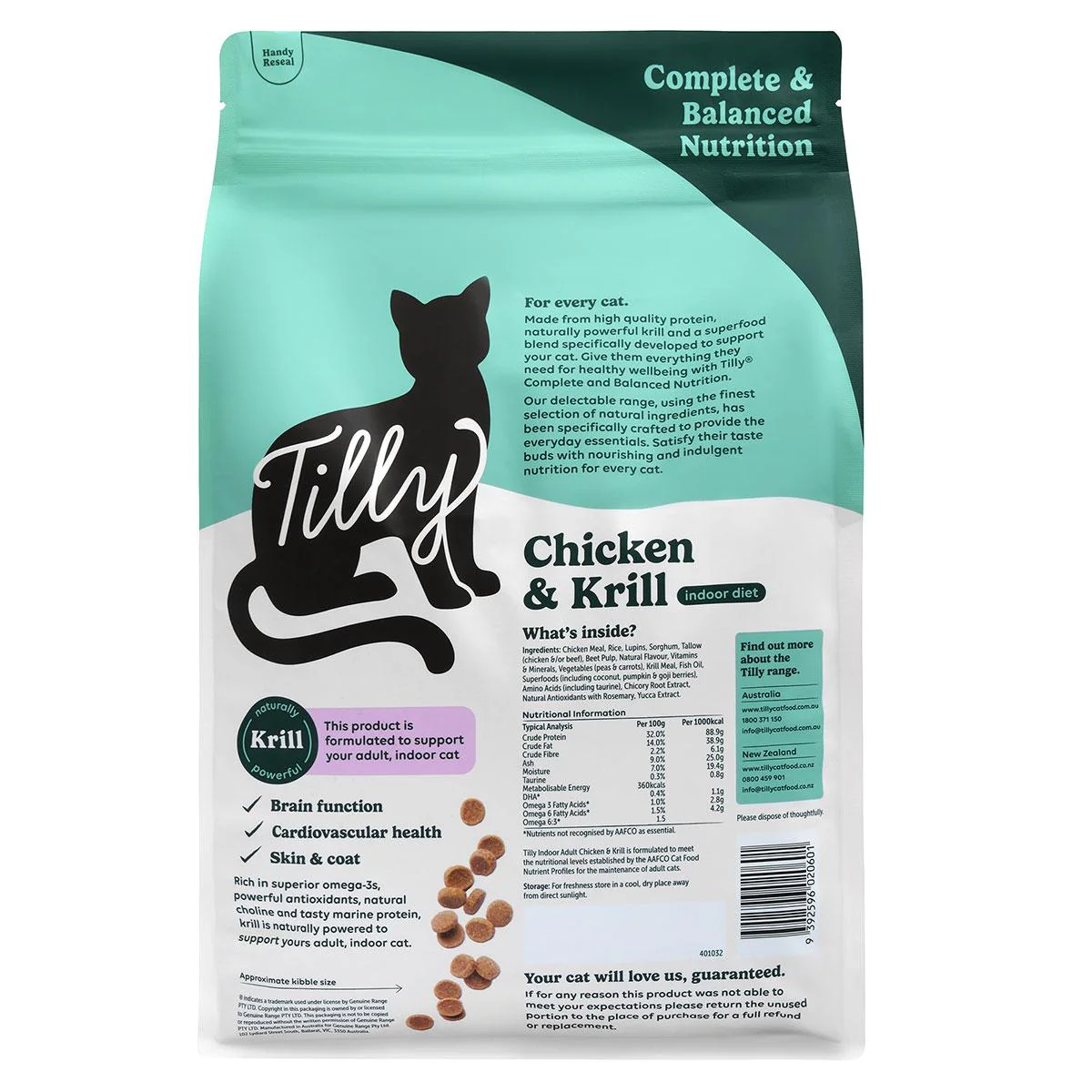Tilly Indoor Adult Chicken & Krill Dry Cat Food - Image 3