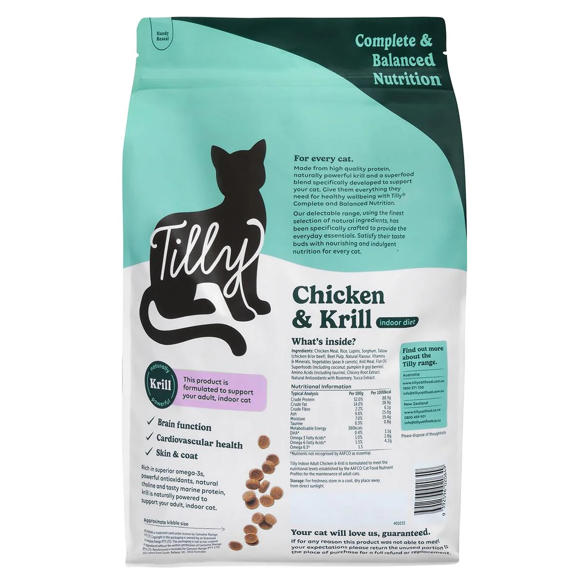 Tilly Indoor Adult Chicken & Krill Dry Cat Food - Image 4