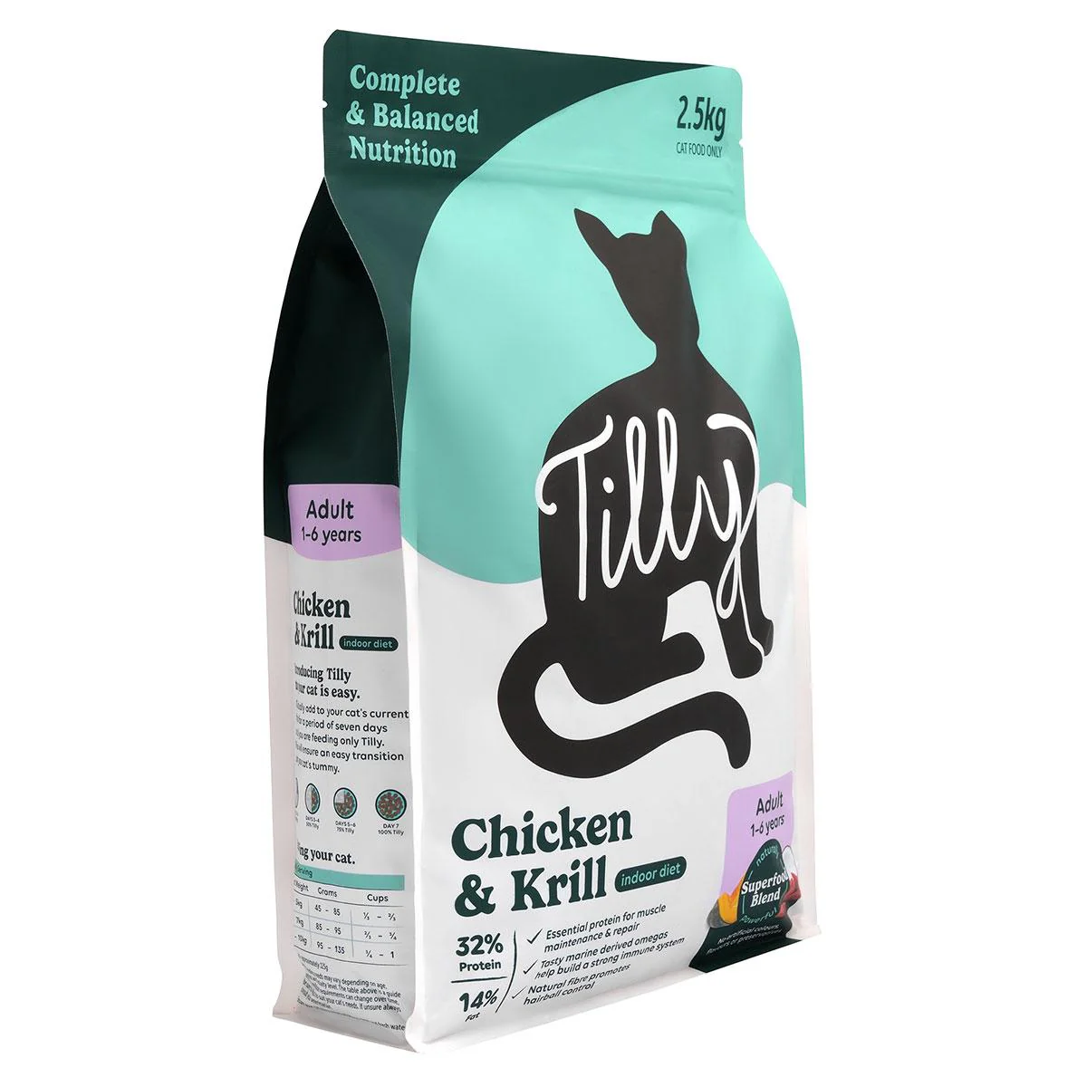 Tilly Indoor Adult Chicken & Krill Dry Cat Food - Image 7