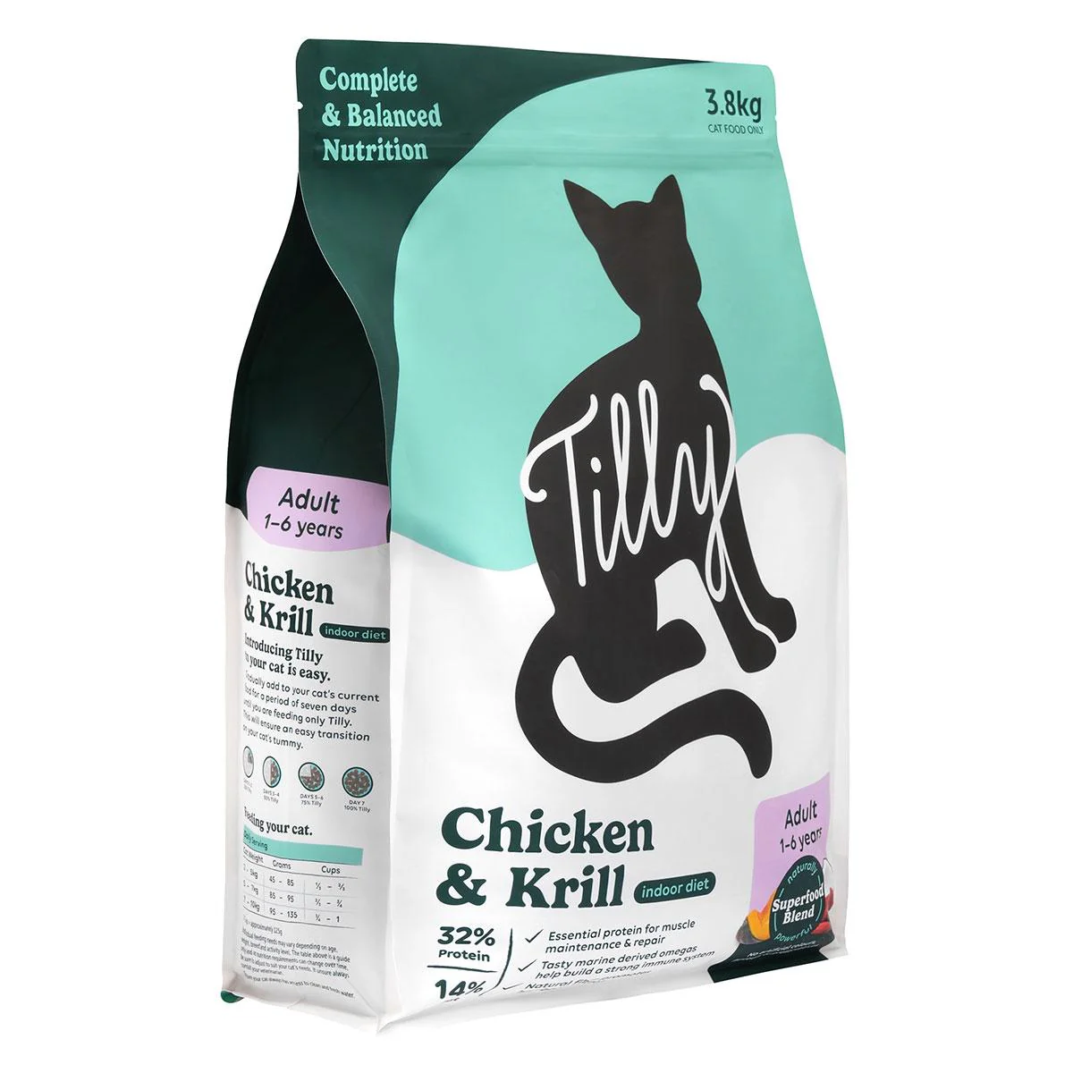 Tilly Indoor Adult Chicken & Krill Dry Cat Food - Image 8