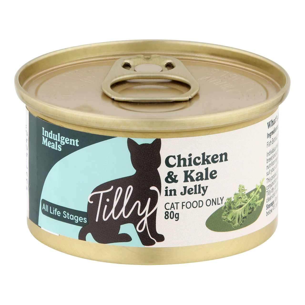 Tilly Indulgent Meals Chicken & Kale in Jelly Wet Cat Food 80g - Image 2