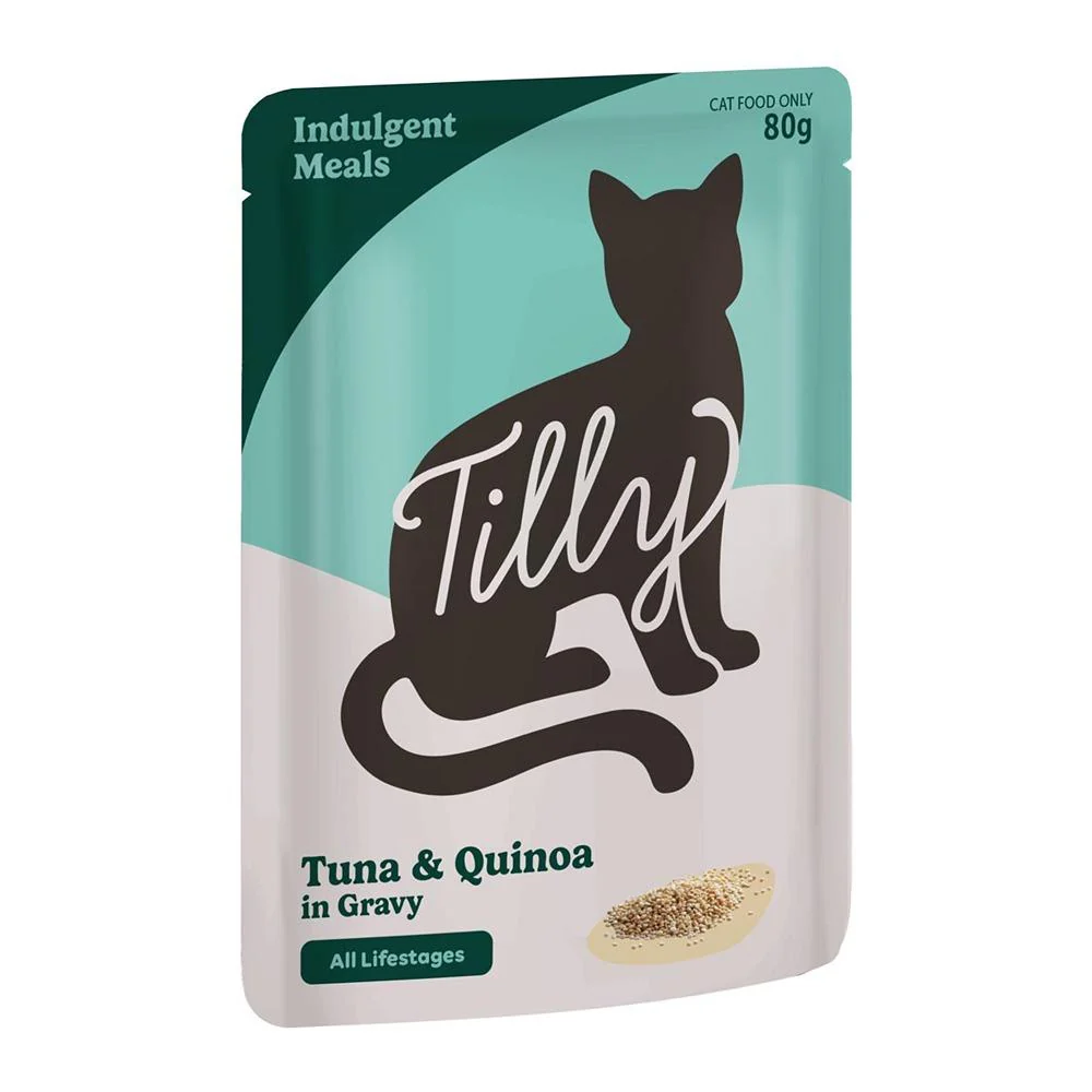 Tilly Indulgent Meals Tuna & Quinoa in Gravy Wet Cat Food 80g - Image 3