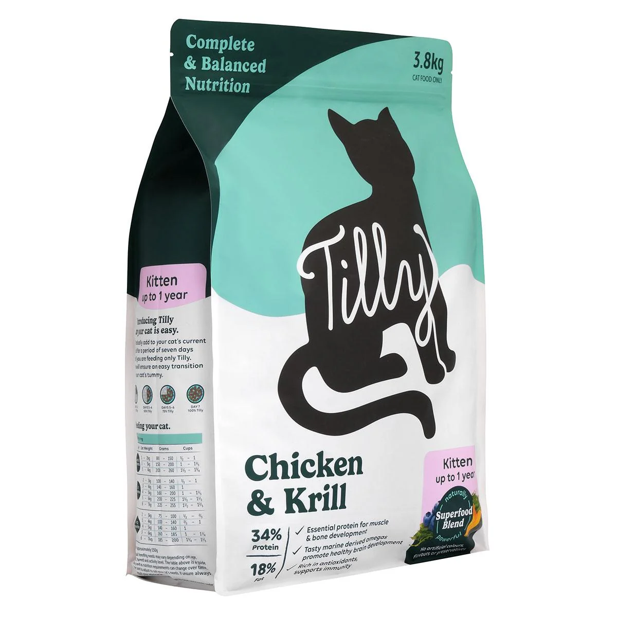 Tilly Kitten Chicken & Krill Dry Cat Food - Image 8