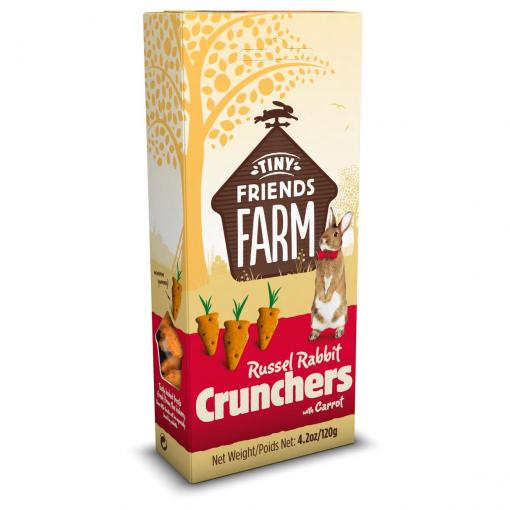Tiny Friends Farm Russel Rabbit Carrot Crunchers 120g - Image 2