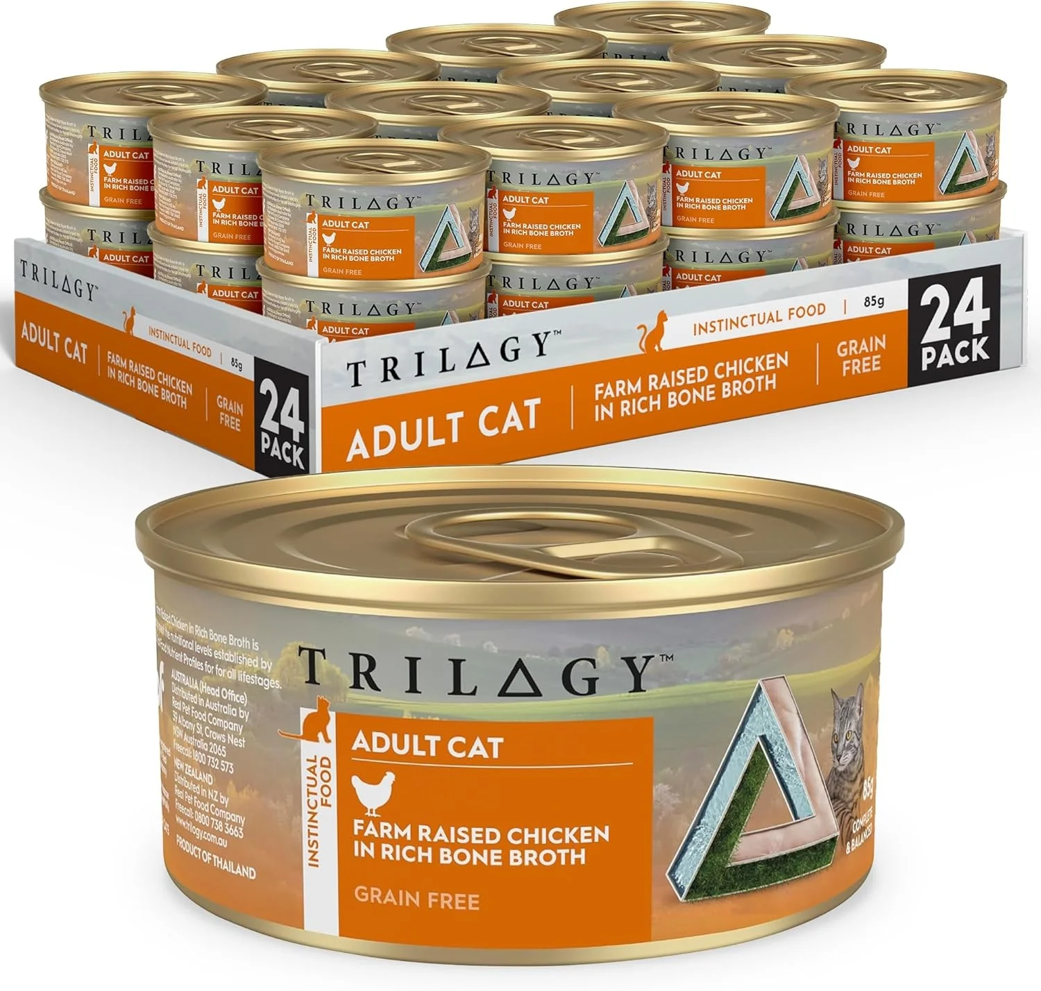 Trilogy Adult Chicken in Bone Broth Wet Cat Food - Image 2