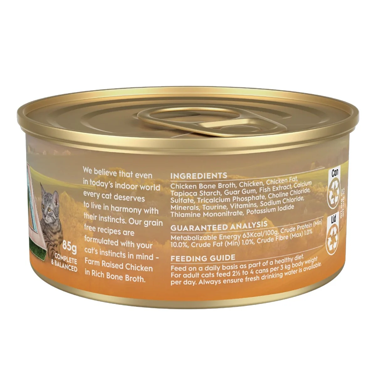 Trilogy Adult Chicken in Bone Broth Wet Cat Food - Image 4