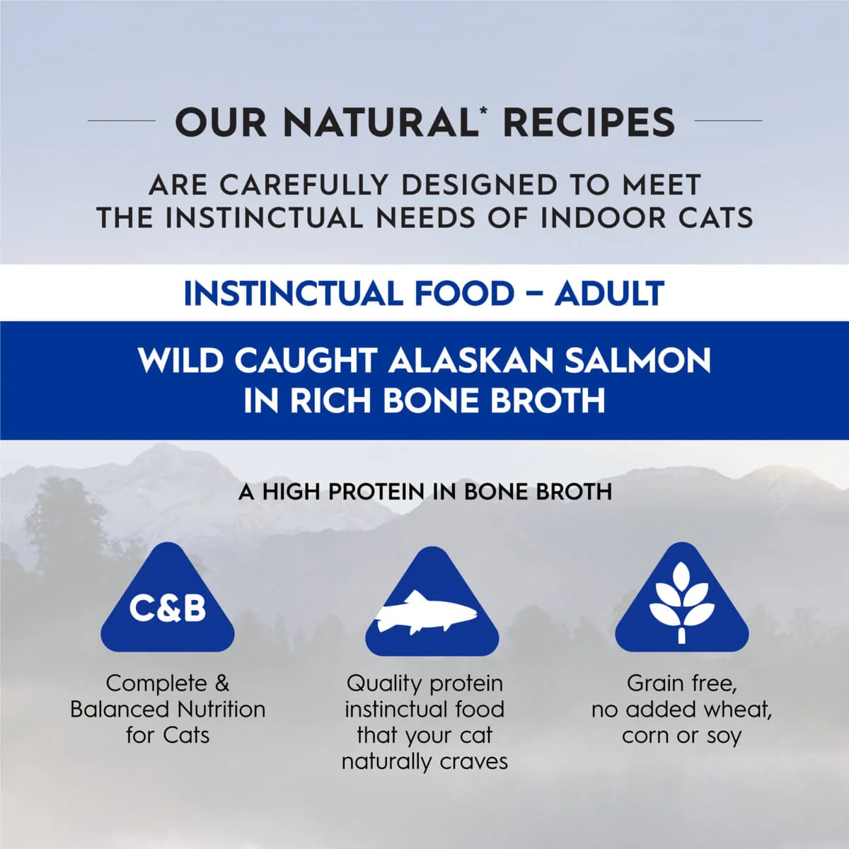 Trilogy Adult Wild Alaskan Salmon in Bone Broth Wet Cat Food - Image 10