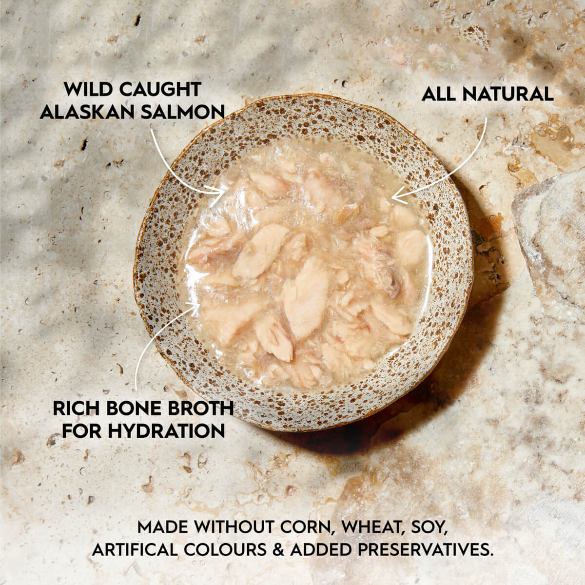 Trilogy Adult Wild Alaskan Salmon in Bone Broth Wet Cat Food - Image 7