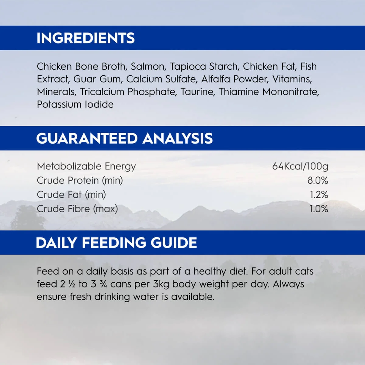 Trilogy Adult Wild Alaskan Salmon in Bone Broth Wet Cat Food - Image 8