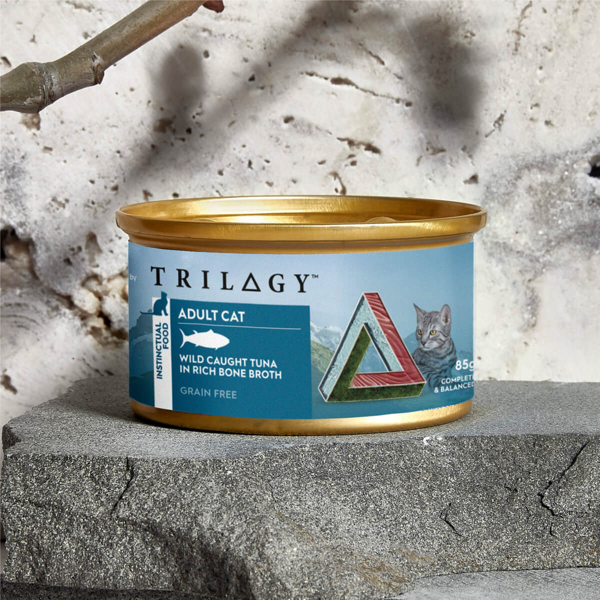 Trilogy Adult Wild Caught Tuna in Bone Broth Wet Cat Food - Image 3