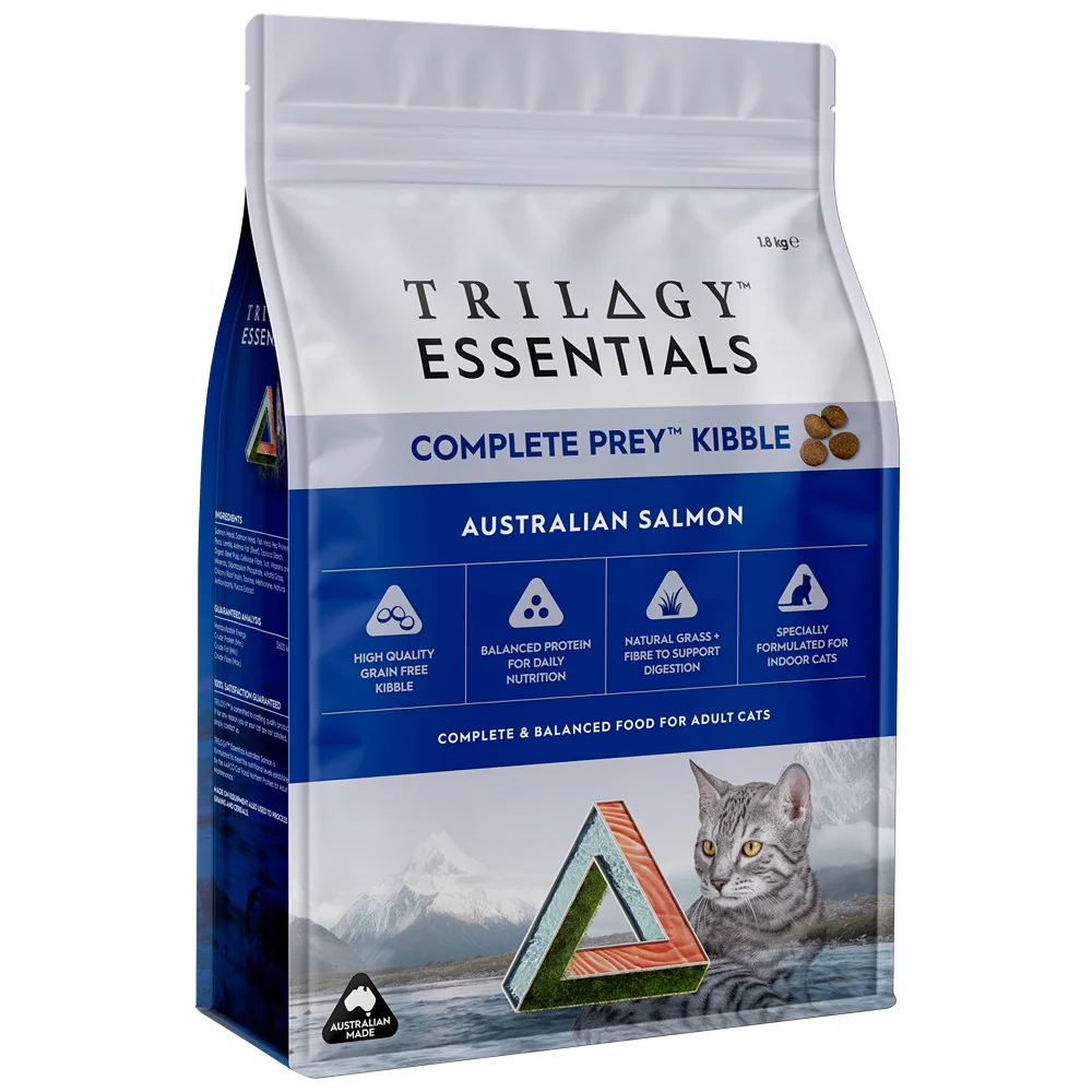 Trilogy Essentials Complete Prey Kibble Australian Salmon Dry Cat Food - Image 6
