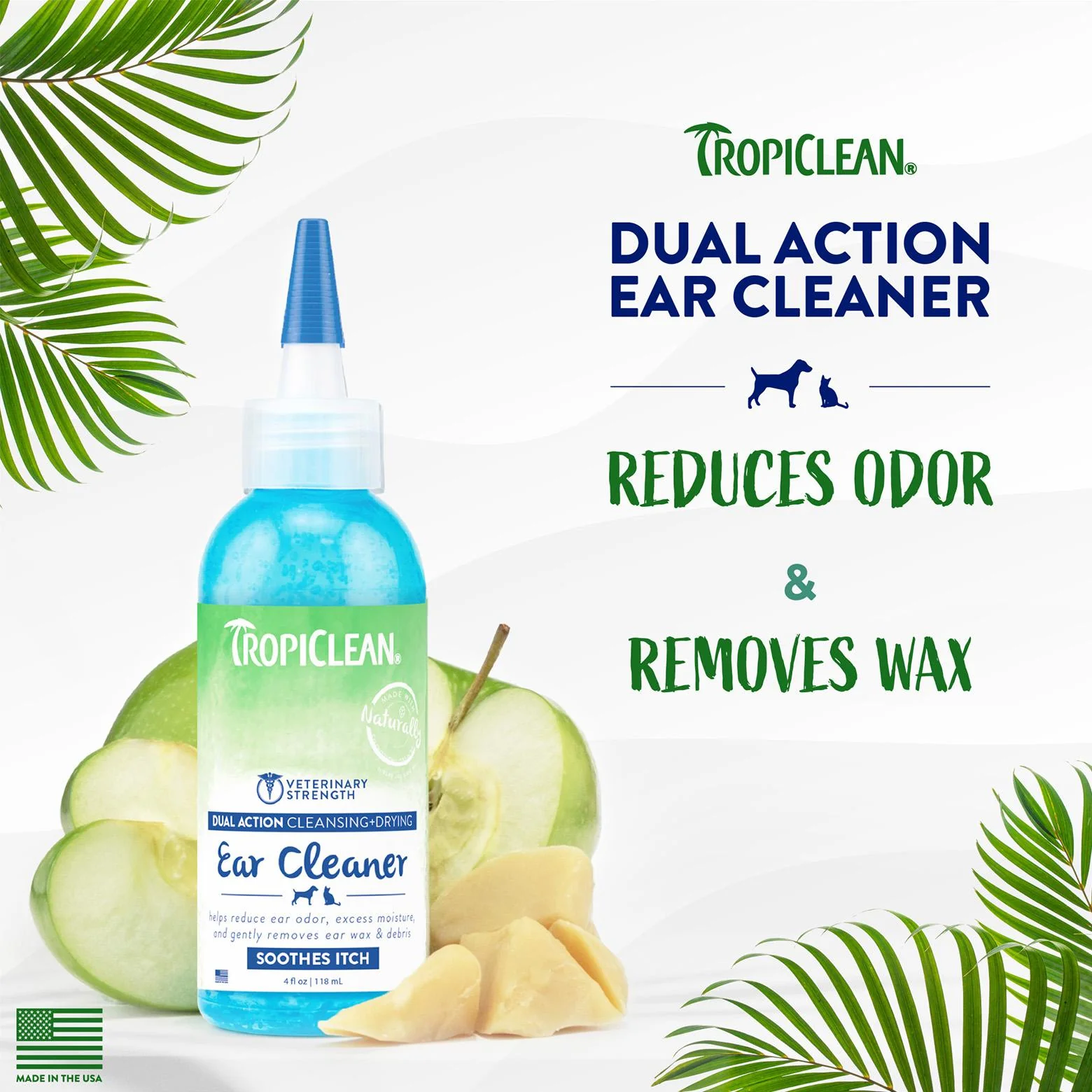 Tropiclean Dual Action Ear Cleaner 118ml - Image 7