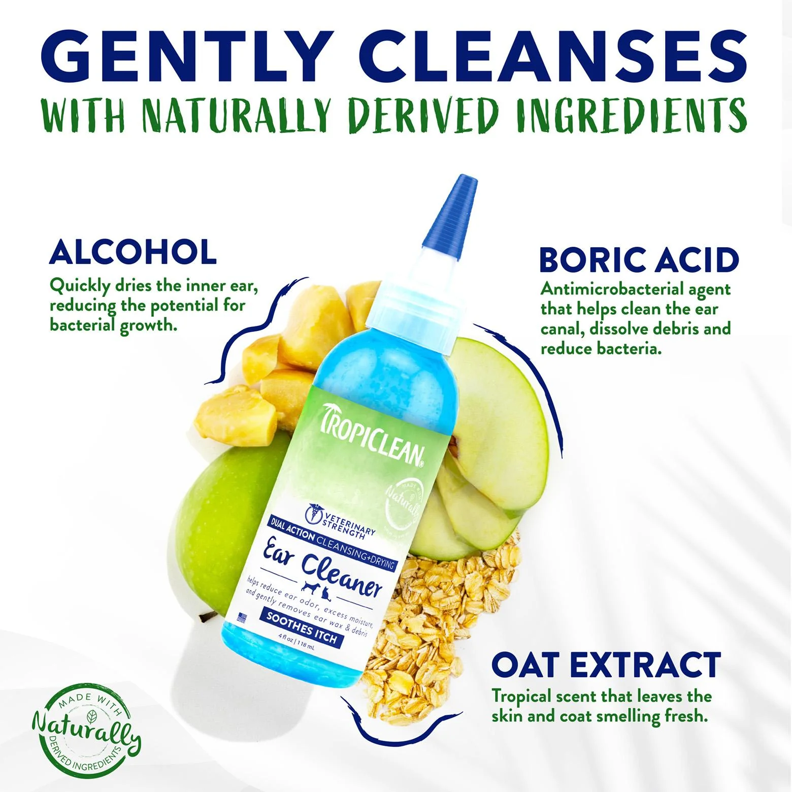 Tropiclean Dual Action Ear Cleaner 118ml - Image 8