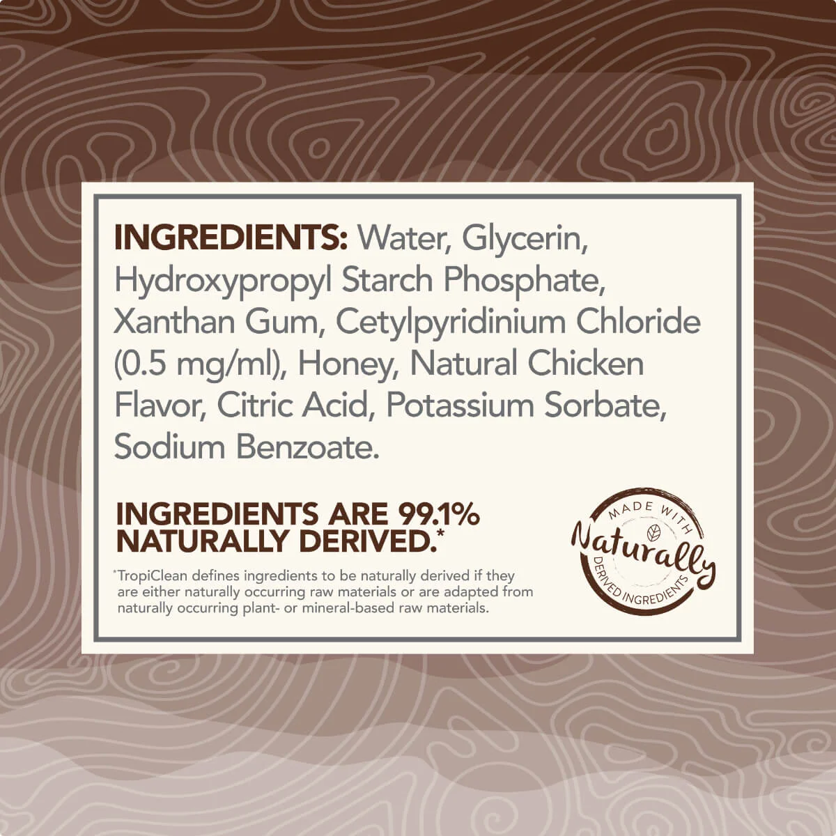 Tropiclean Enticers Honey Marinated Chicken Teeth Cleaning Cat Gel - Image 3