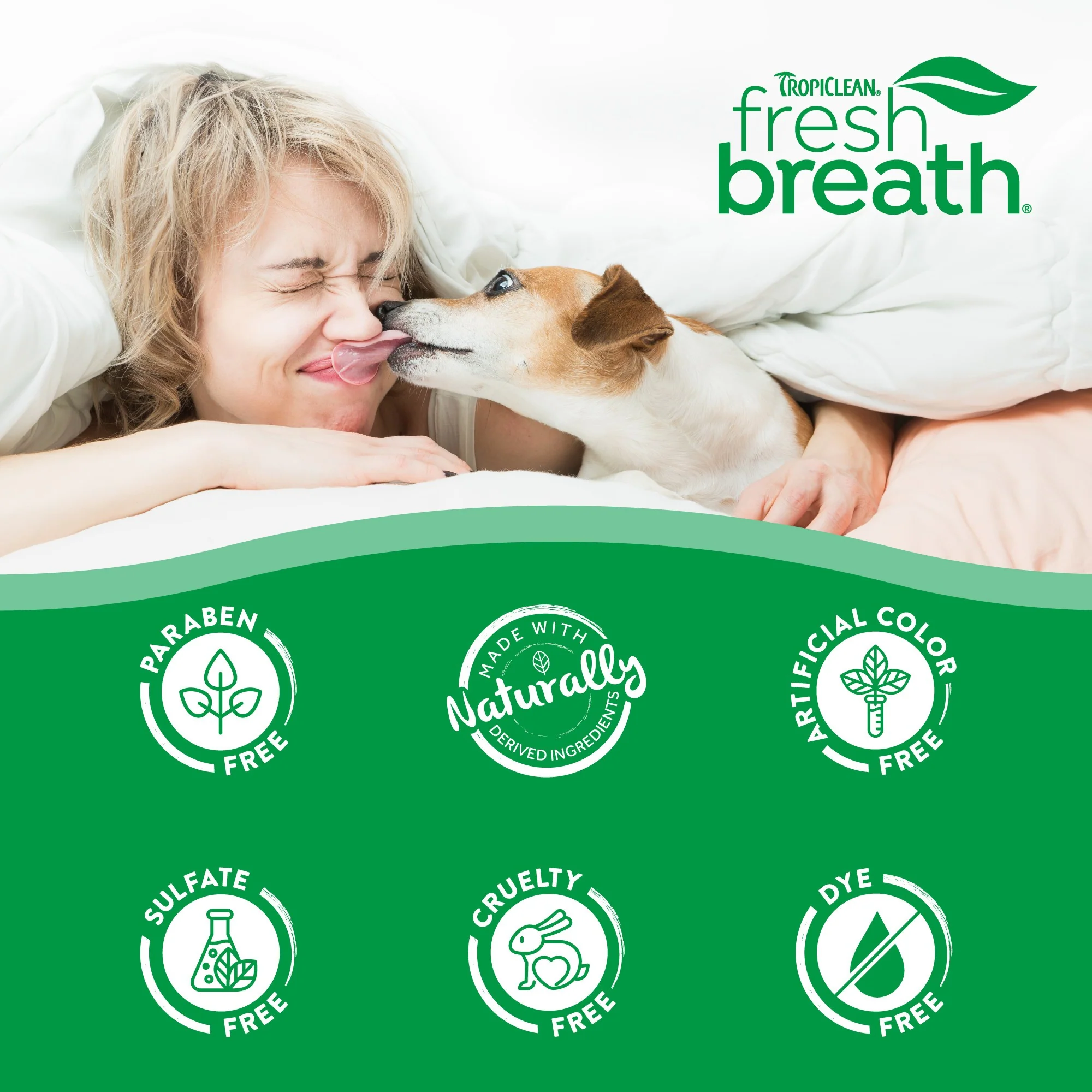 TropiClean Fresh Breath Enticers Peanut Butter & Honey Oral Care Kit for Dogs - Image 9